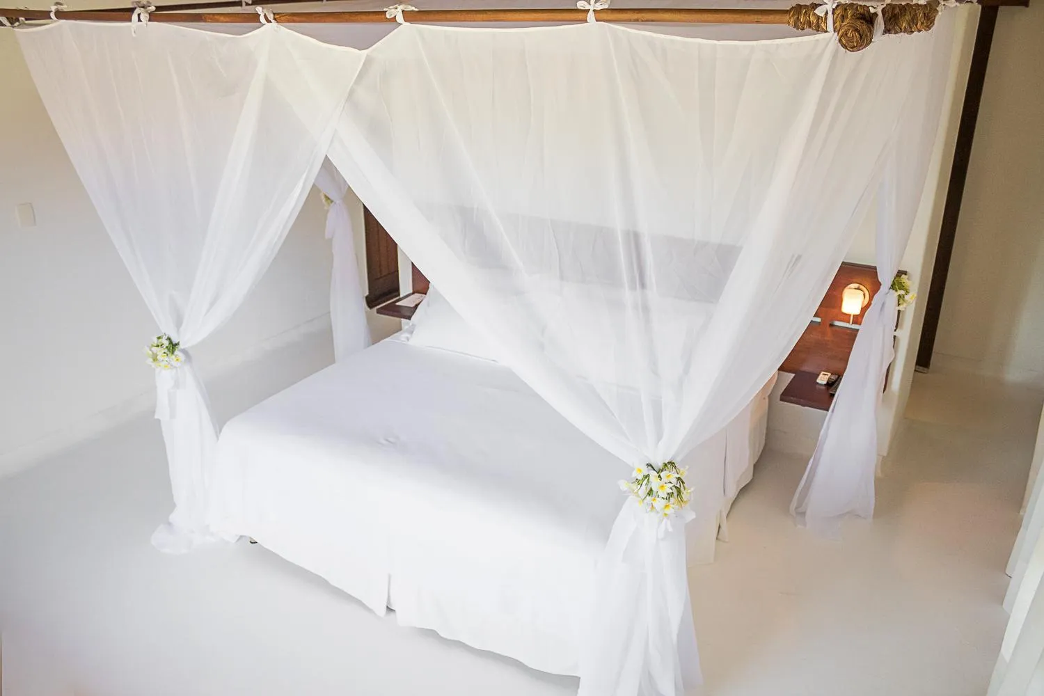 Bed in Villa dos Corais