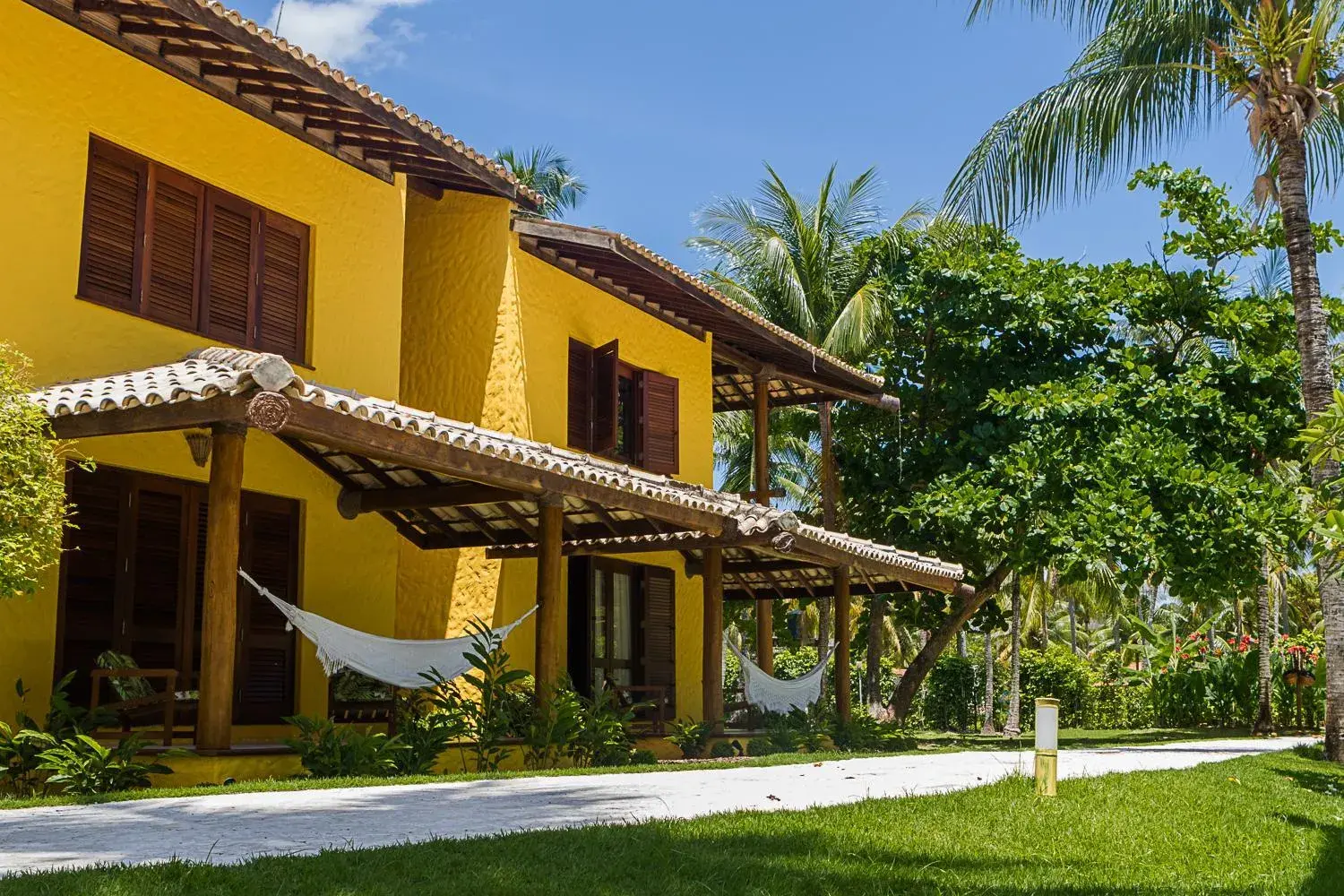Garden view in Villa dos Corais Garden view in Villa dos Corais