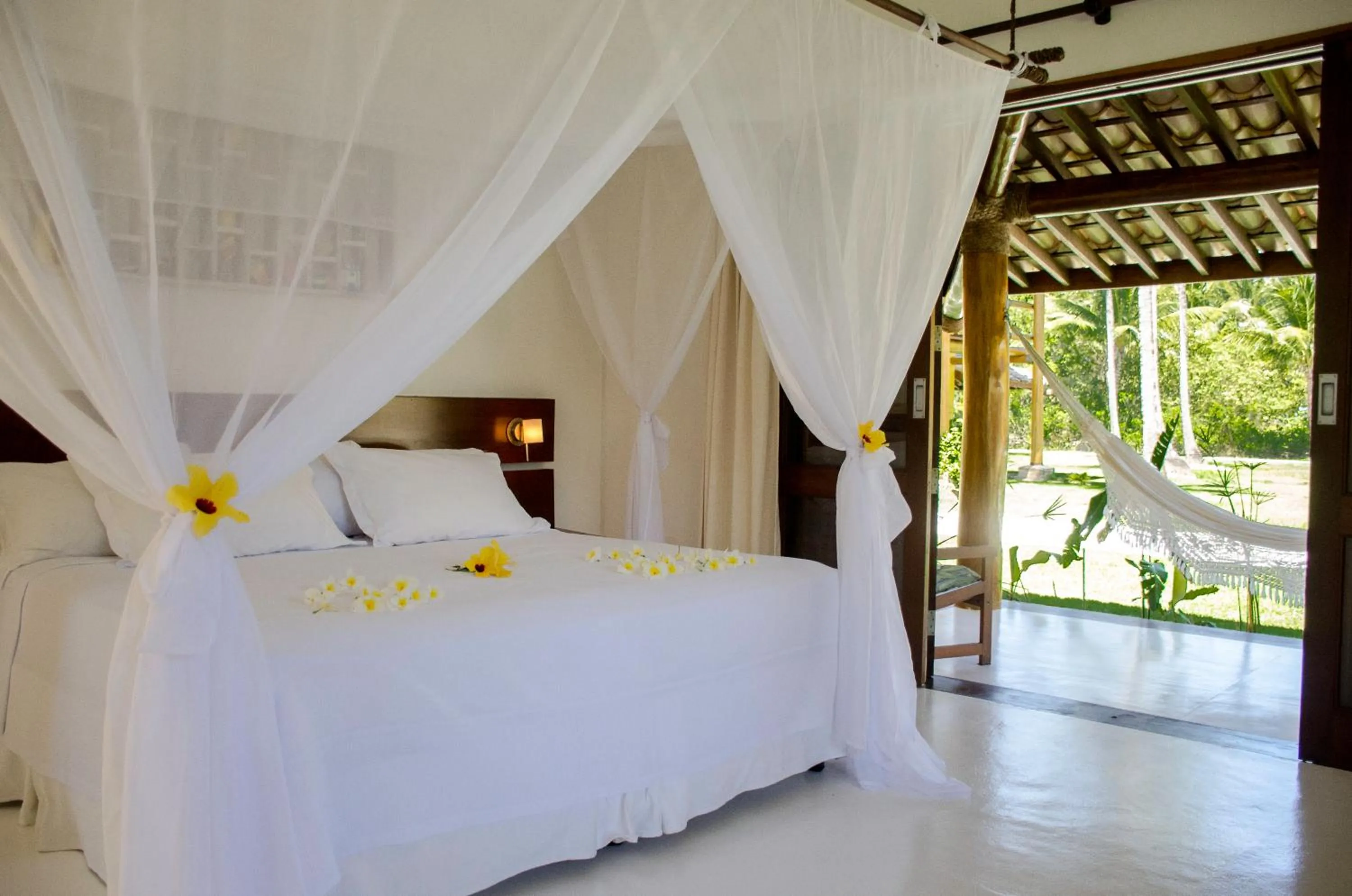 Bed in Villa dos Corais