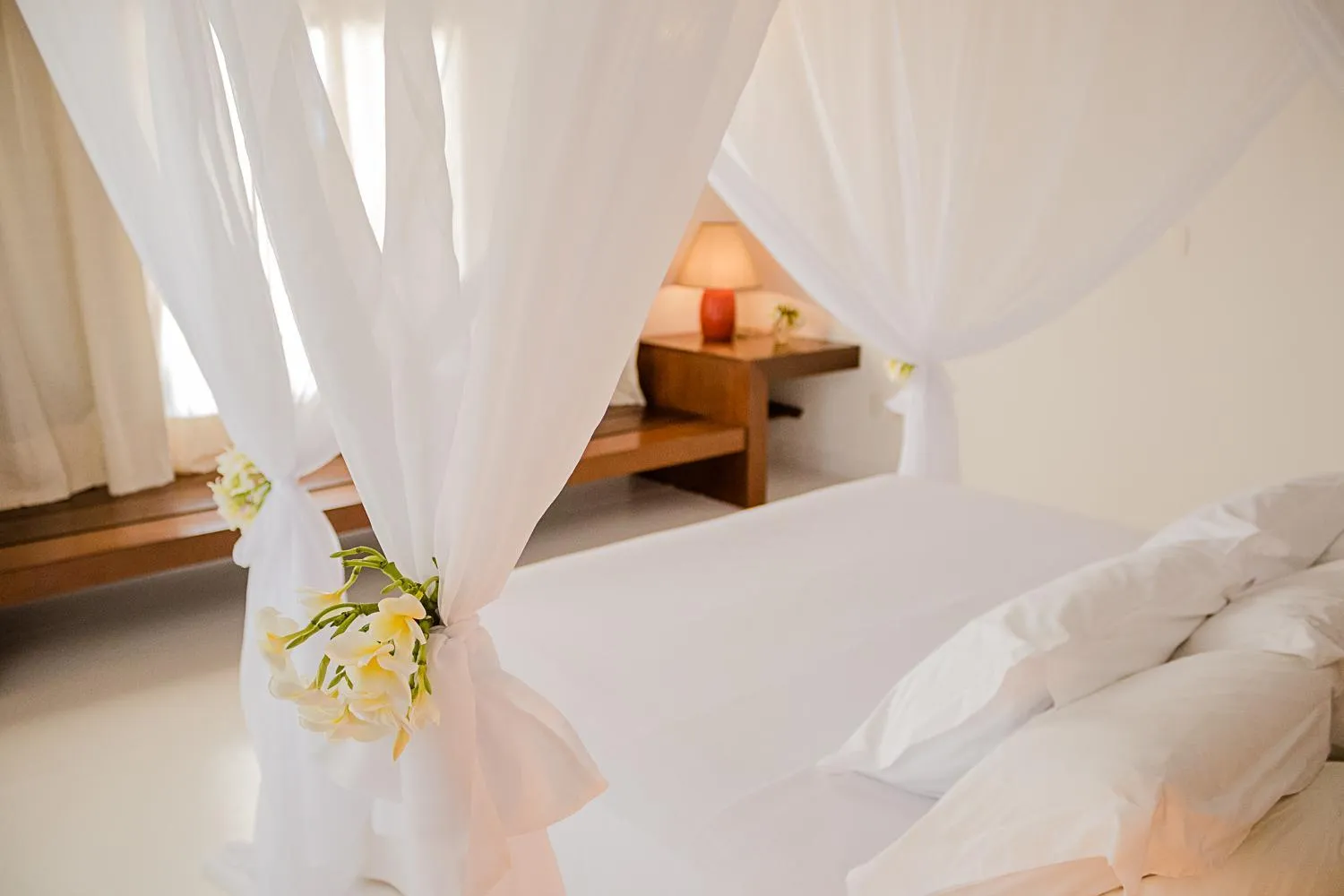 Bed in Villa dos Corais