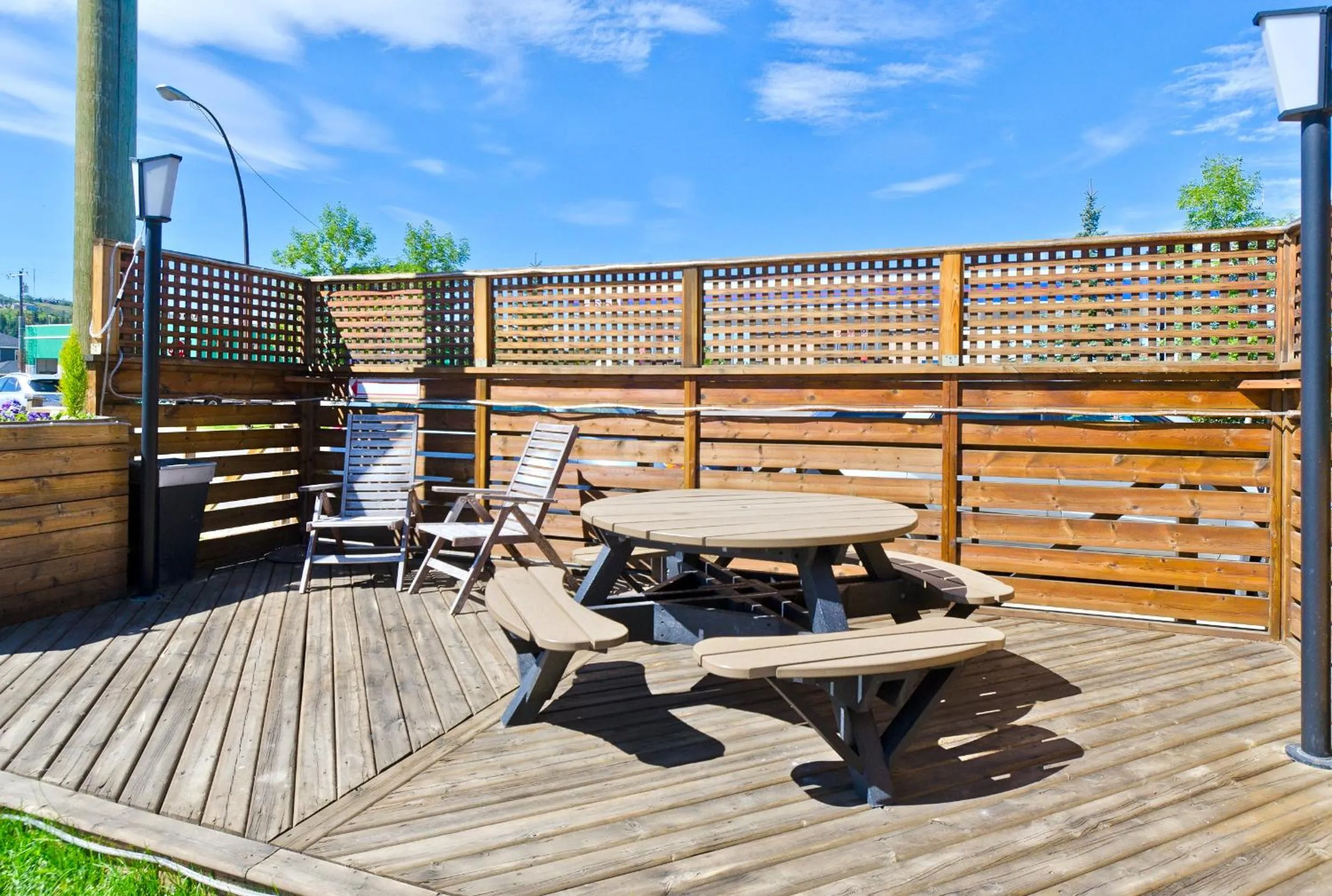 Patio in Centro Motel
