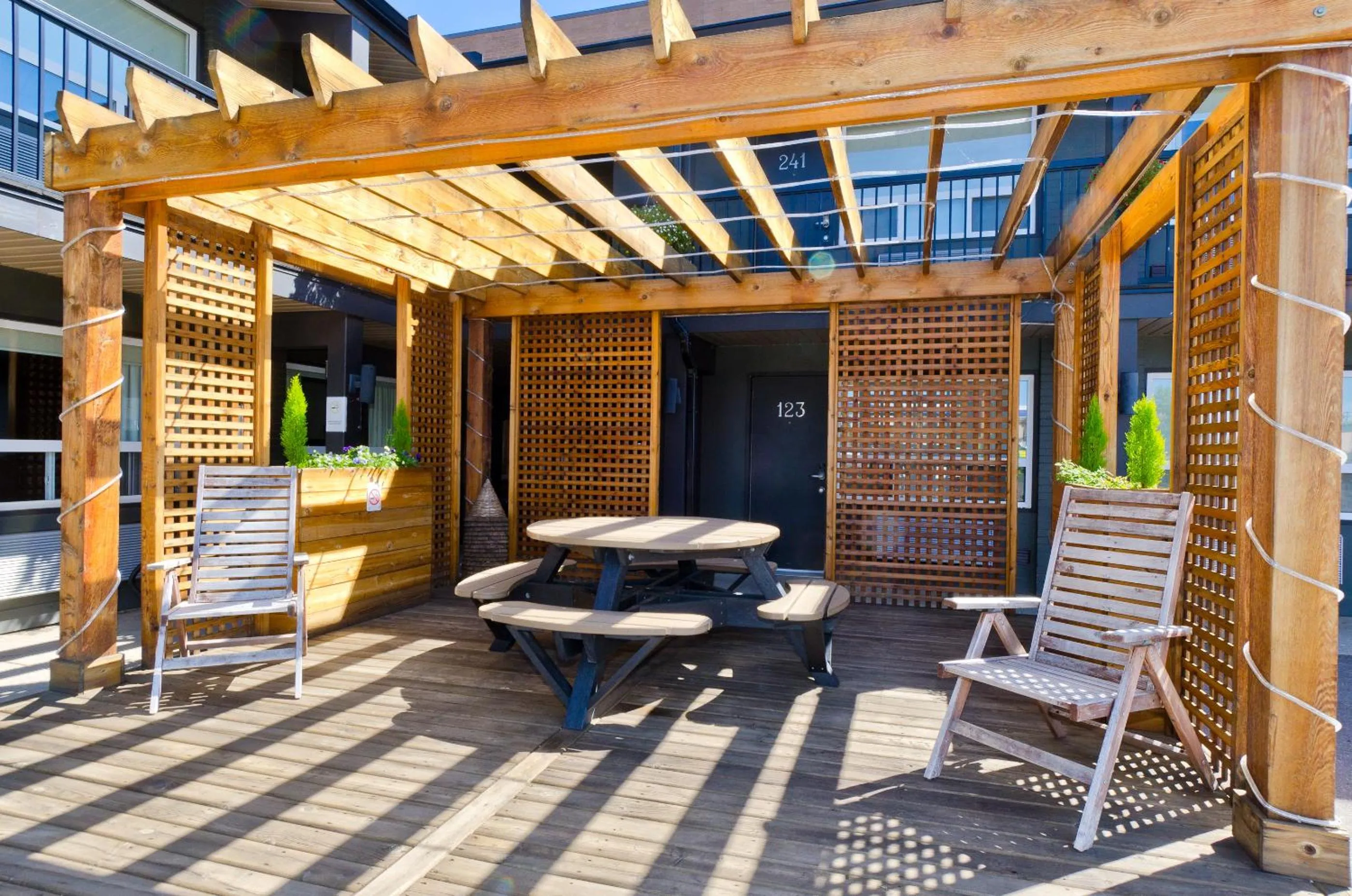 Patio in Centro Motel