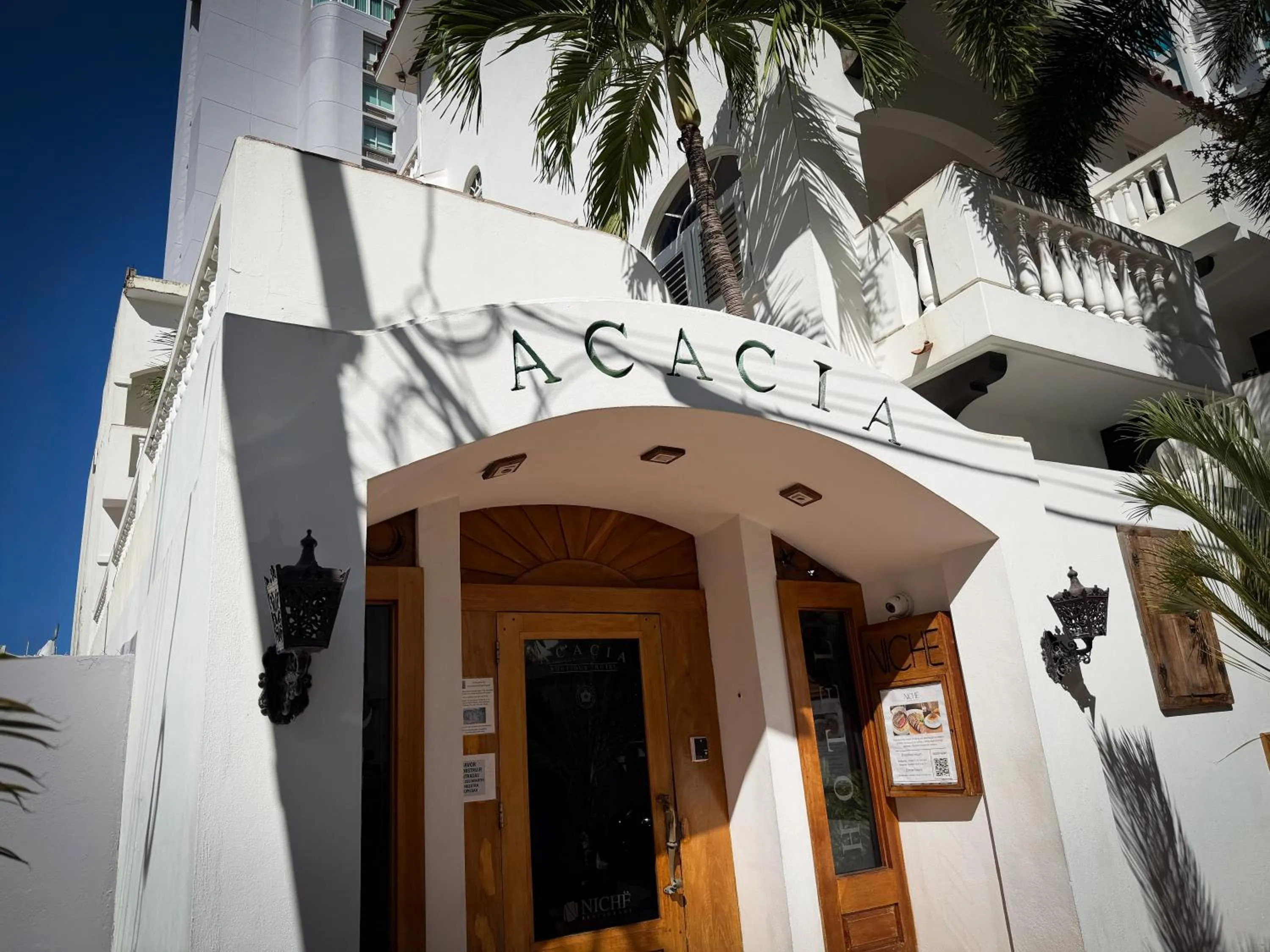 Facade/entrance in Acacia Boutique Hotel
