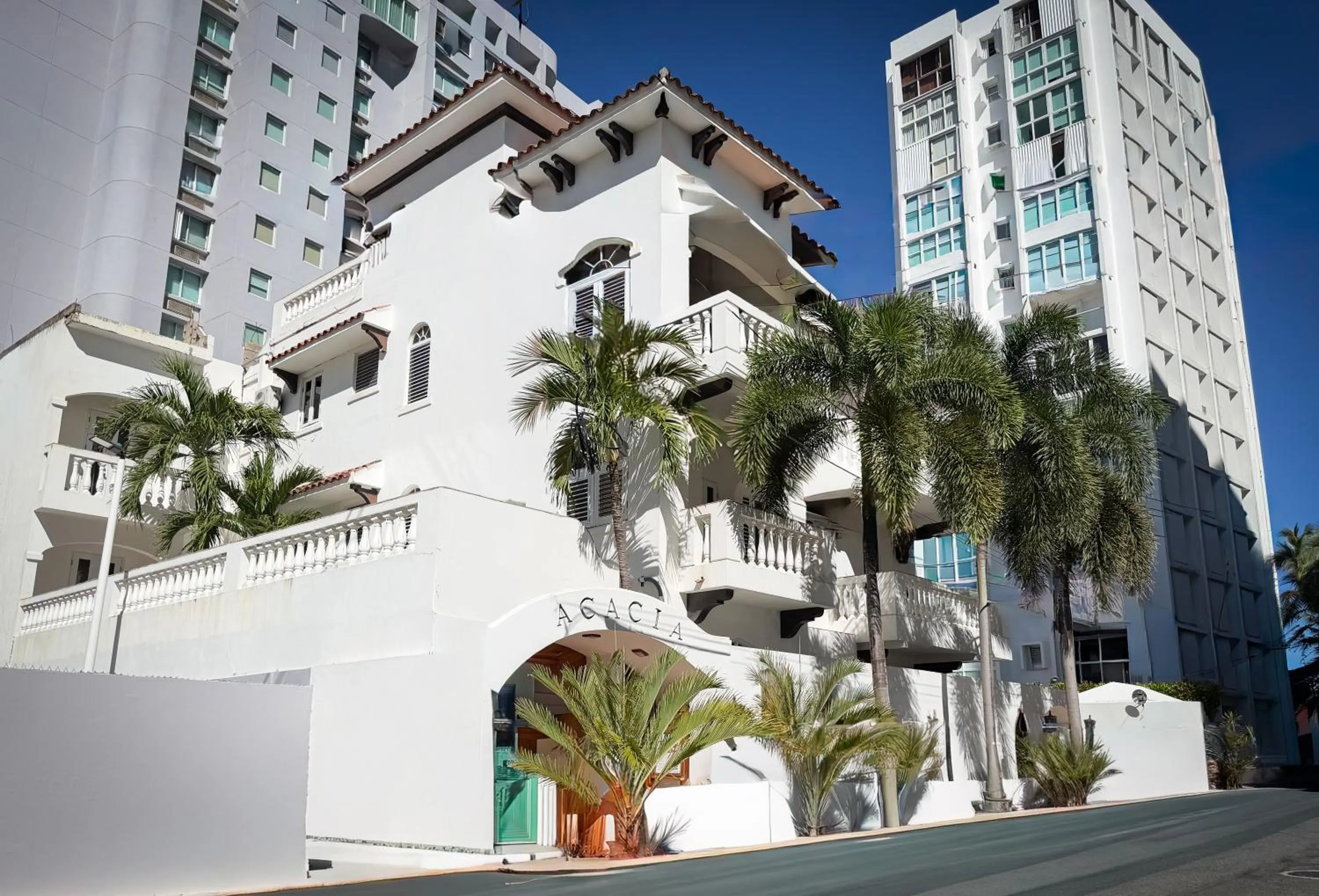 Property building in Acacia Boutique Hotel