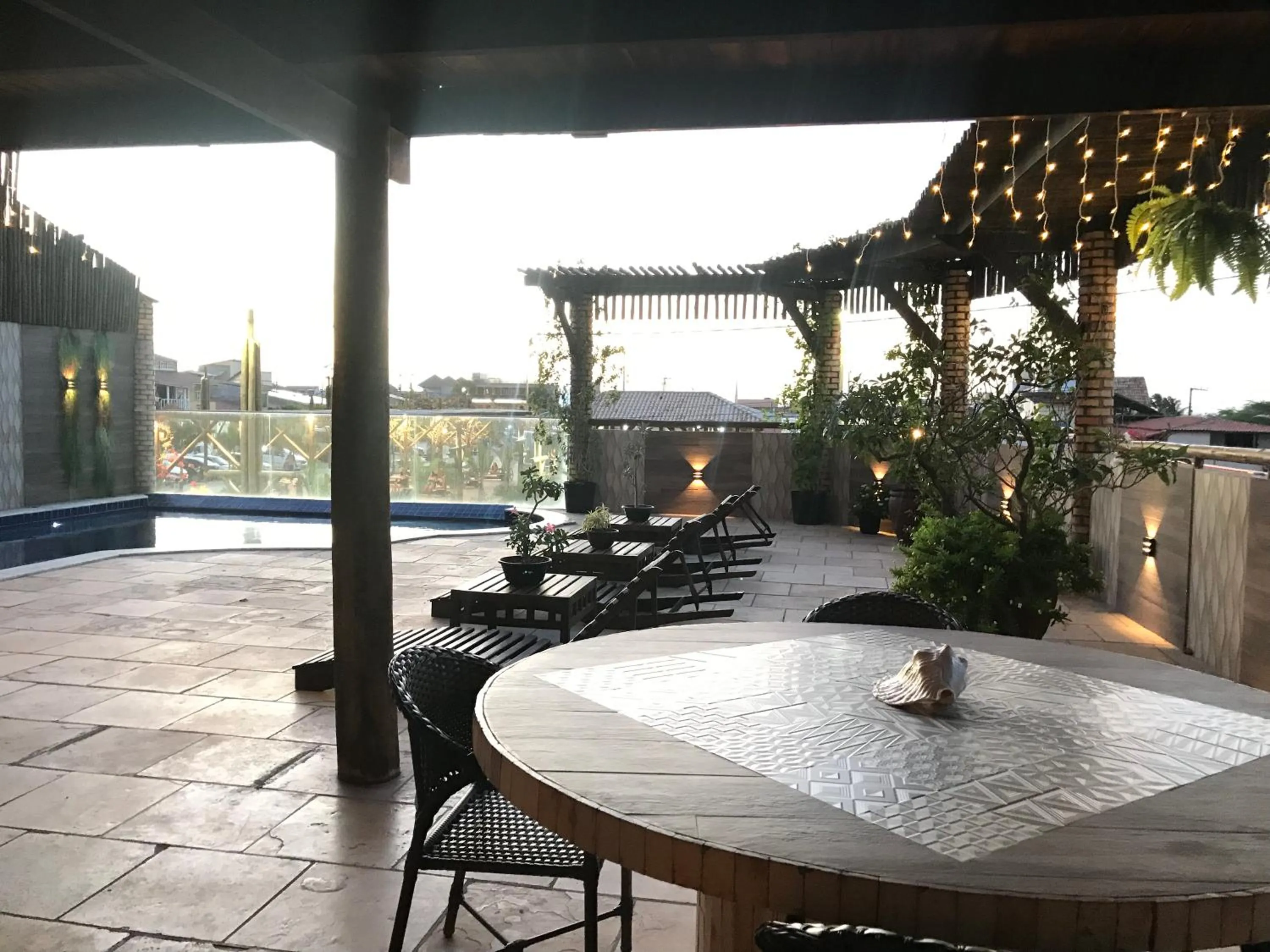Seating area in Hotel Pousada Latitude