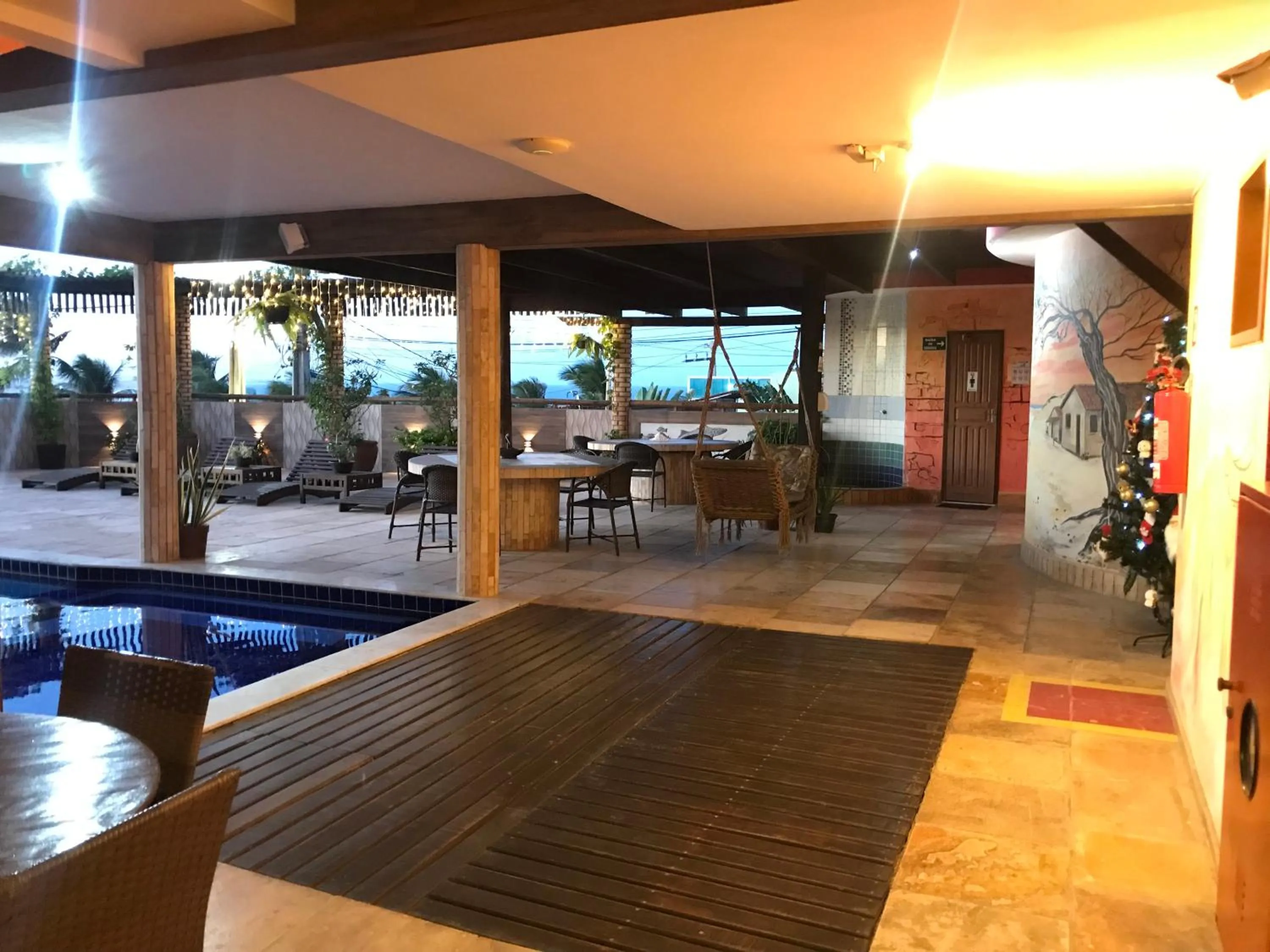 Seating area in Hotel Pousada Latitude