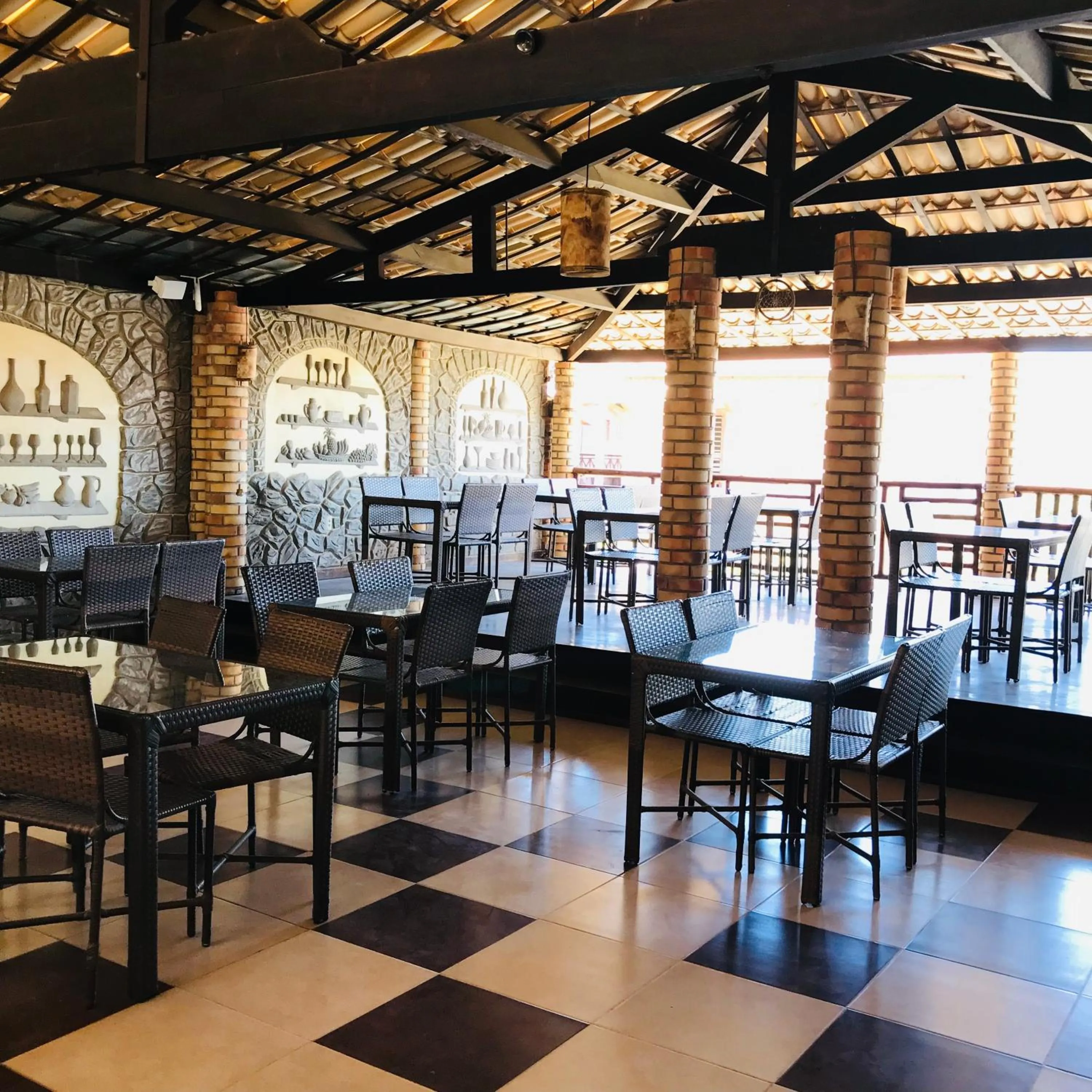 Seating area in Hotel Pousada Latitude