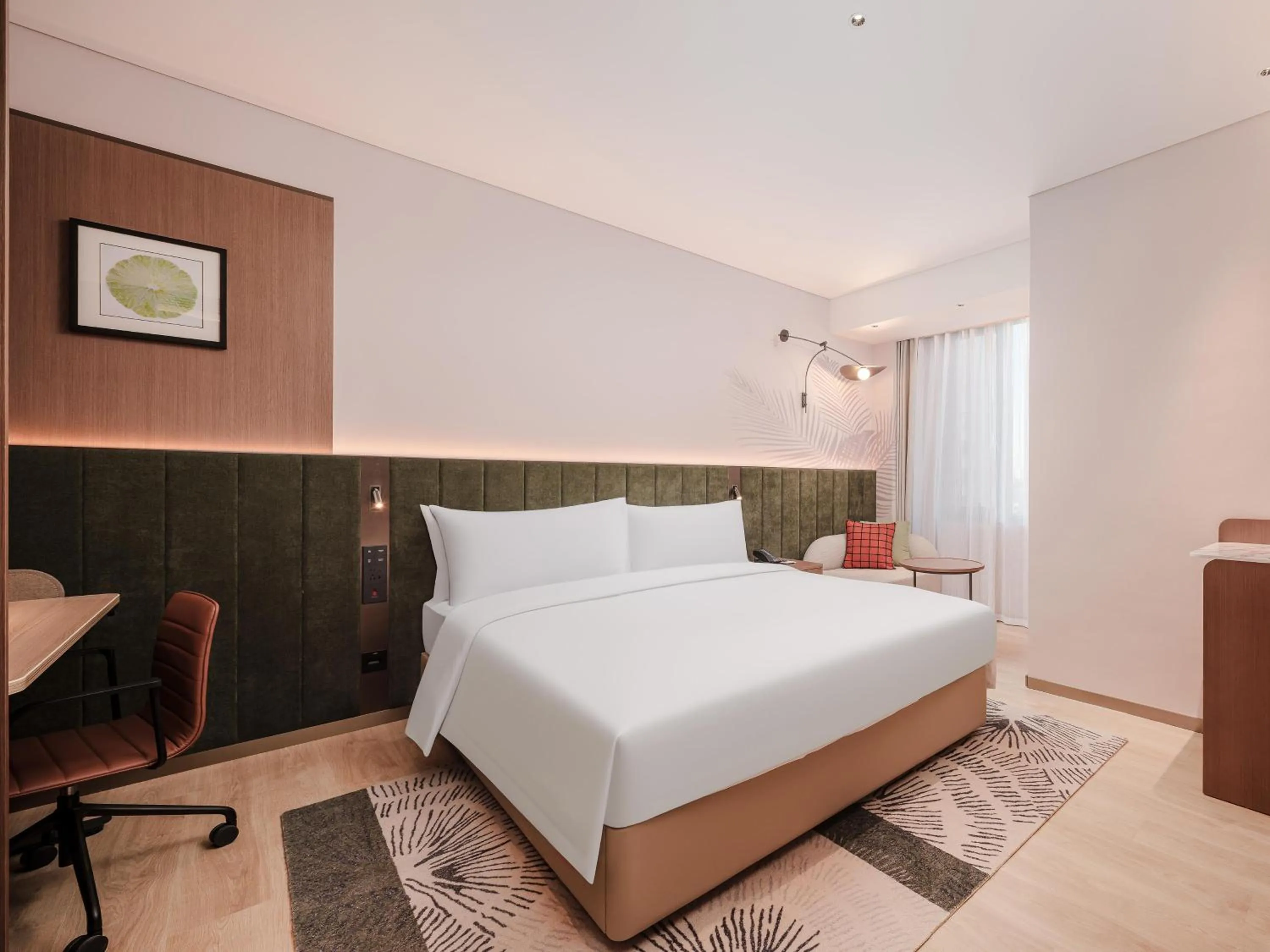 Bed in Hilton Garden Inn Shanghai Caohejing Hi-Tech Park