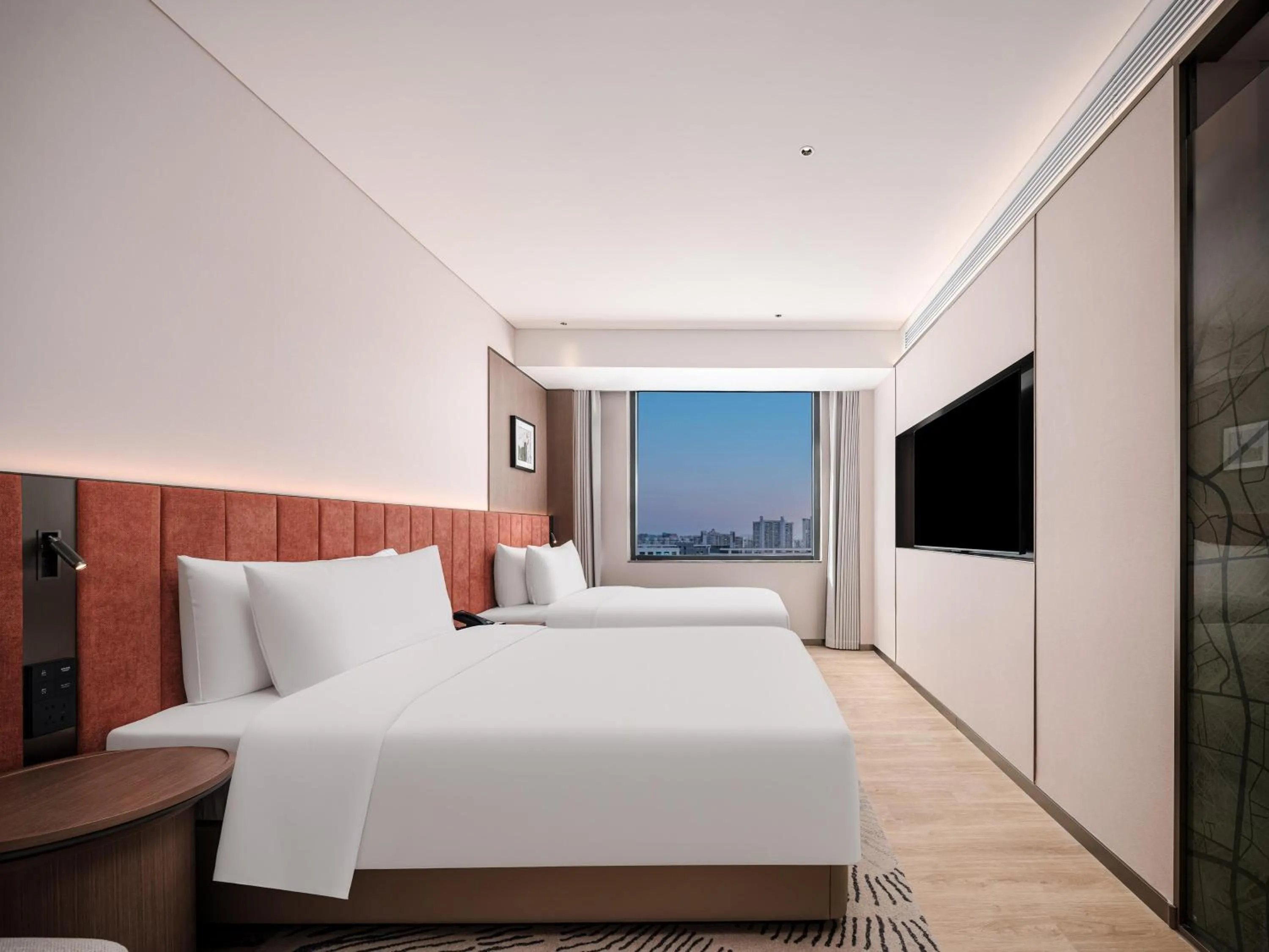 Bed in Hilton Garden Inn Shanghai Caohejing Hi-Tech Park