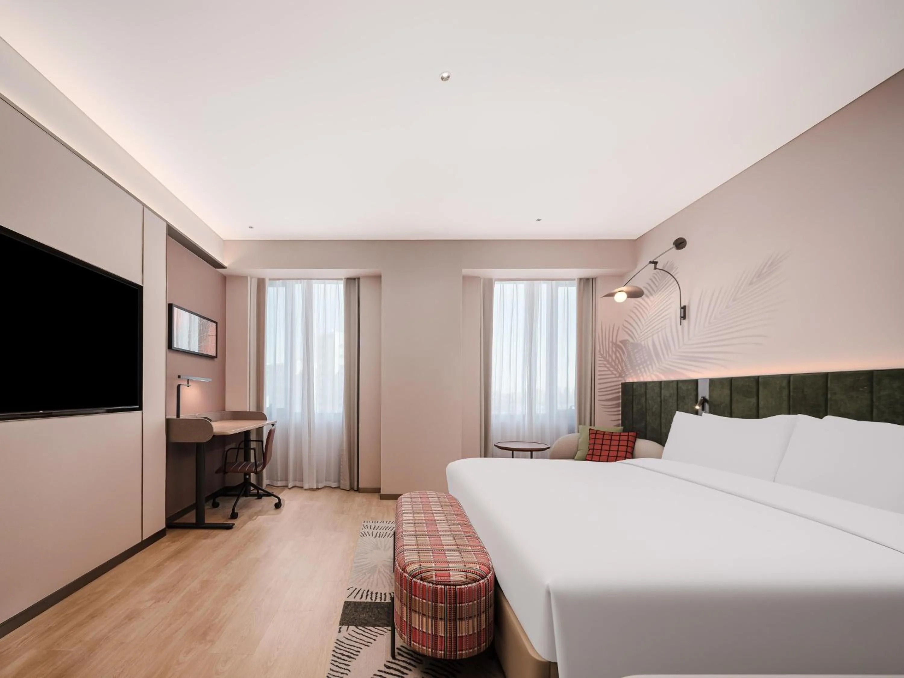 Bed in Hilton Garden Inn Shanghai Caohejing Hi-Tech Park