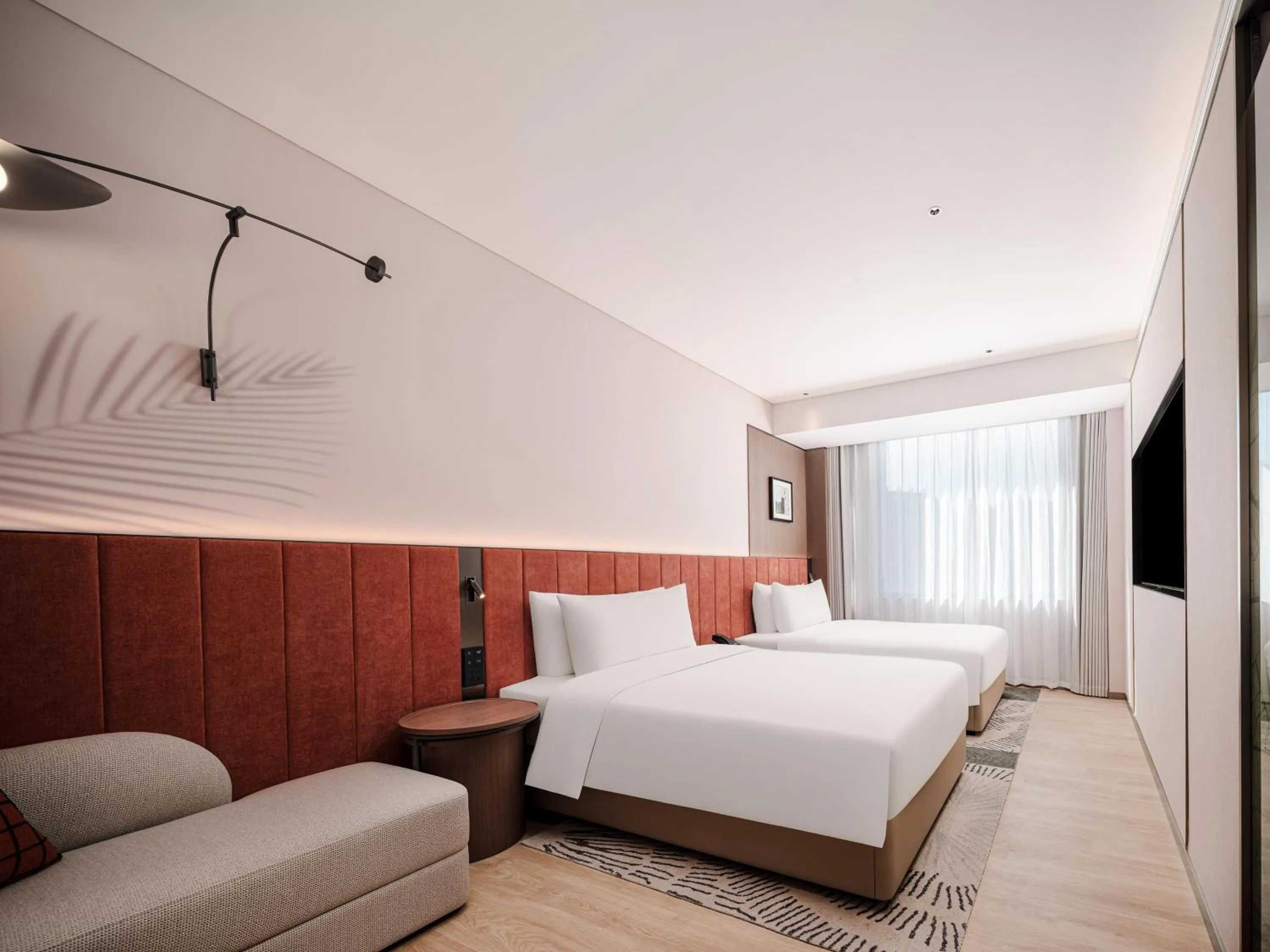 Bed in Hilton Garden Inn Shanghai Caohejing Hi-Tech Park