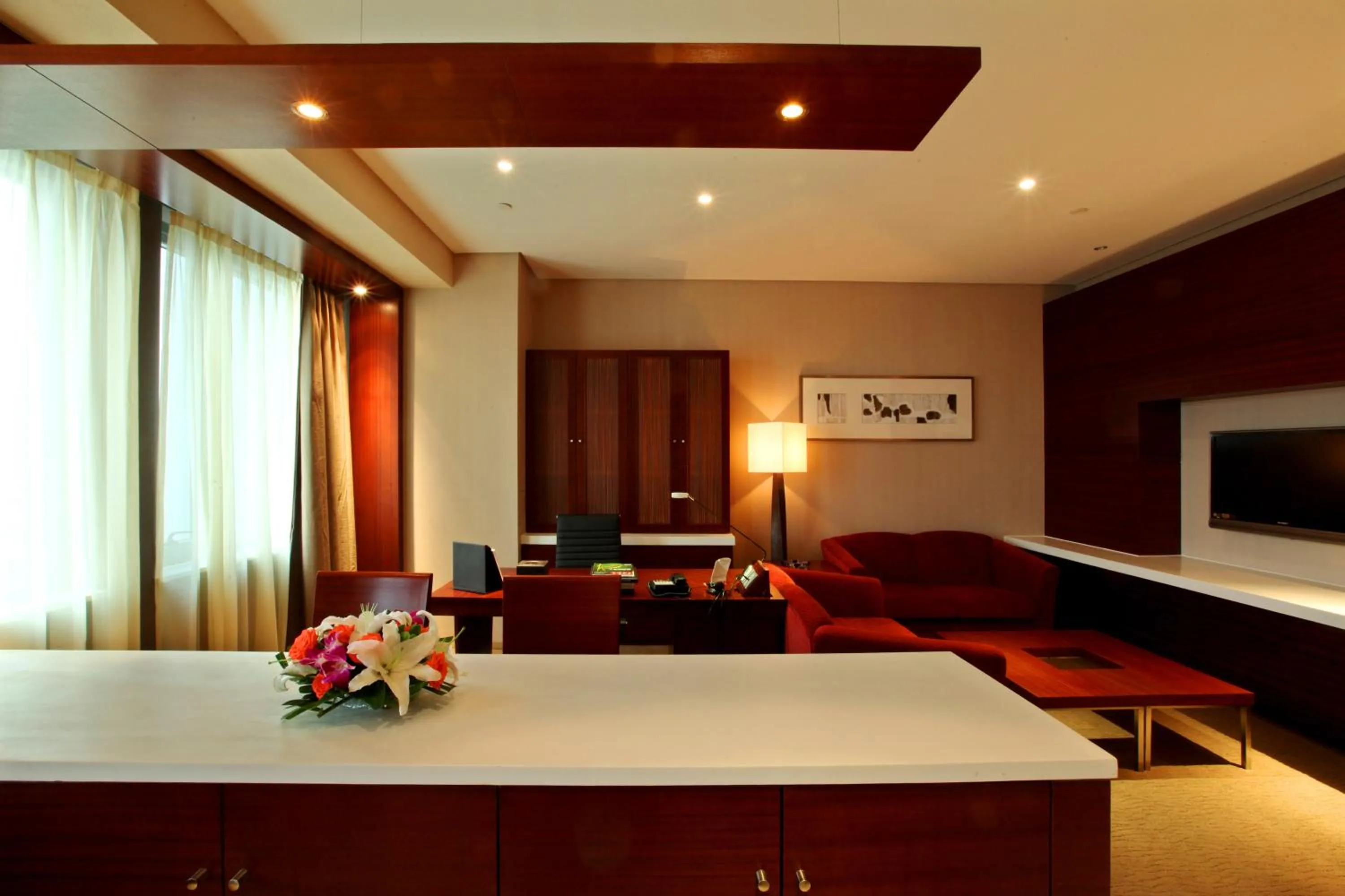 Living room in Hilton Garden Inn Shanghai Caohejing Hi-Tech Park