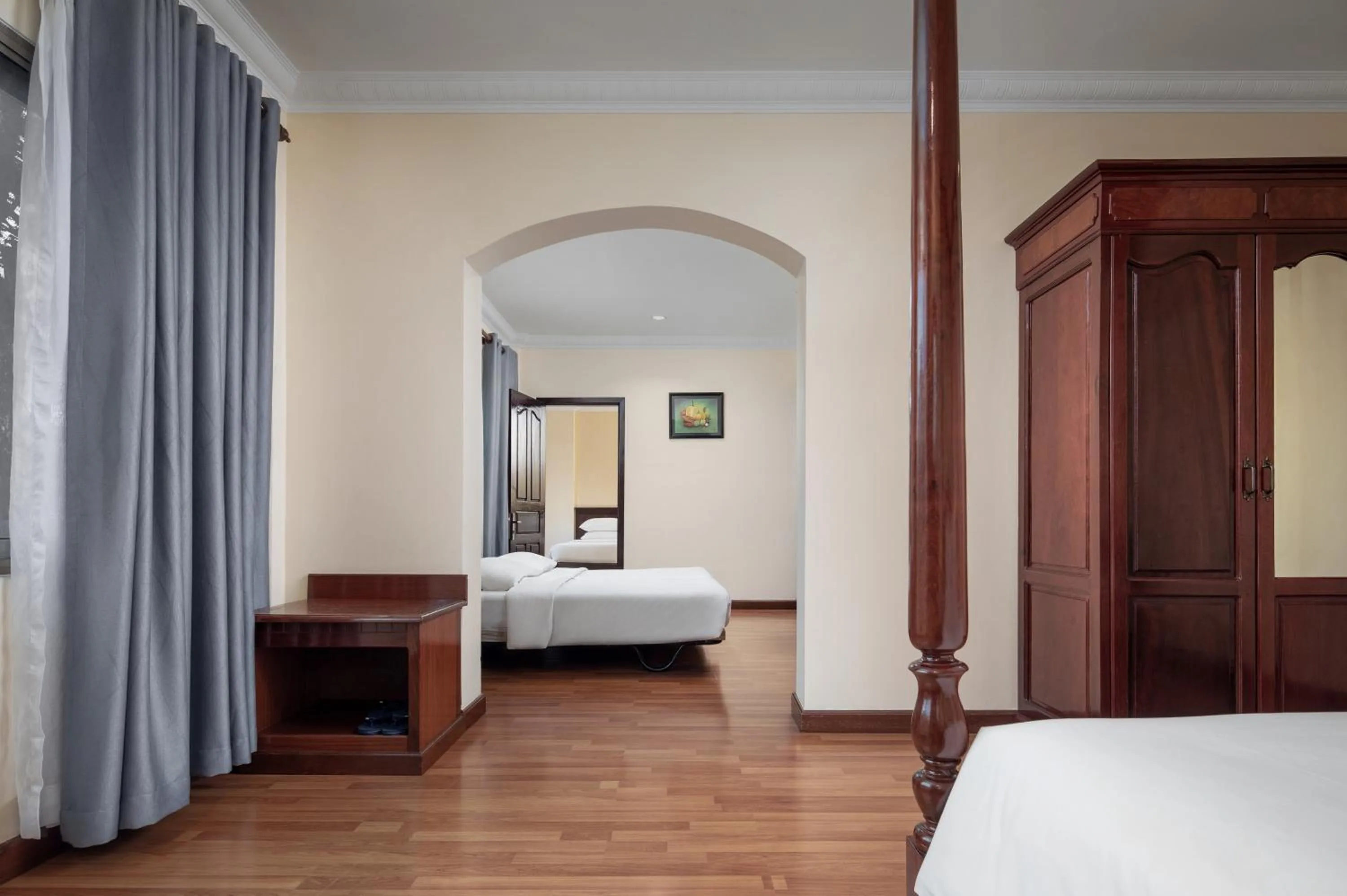 View (from property/room), Bed in Angkor Holiday Hotel