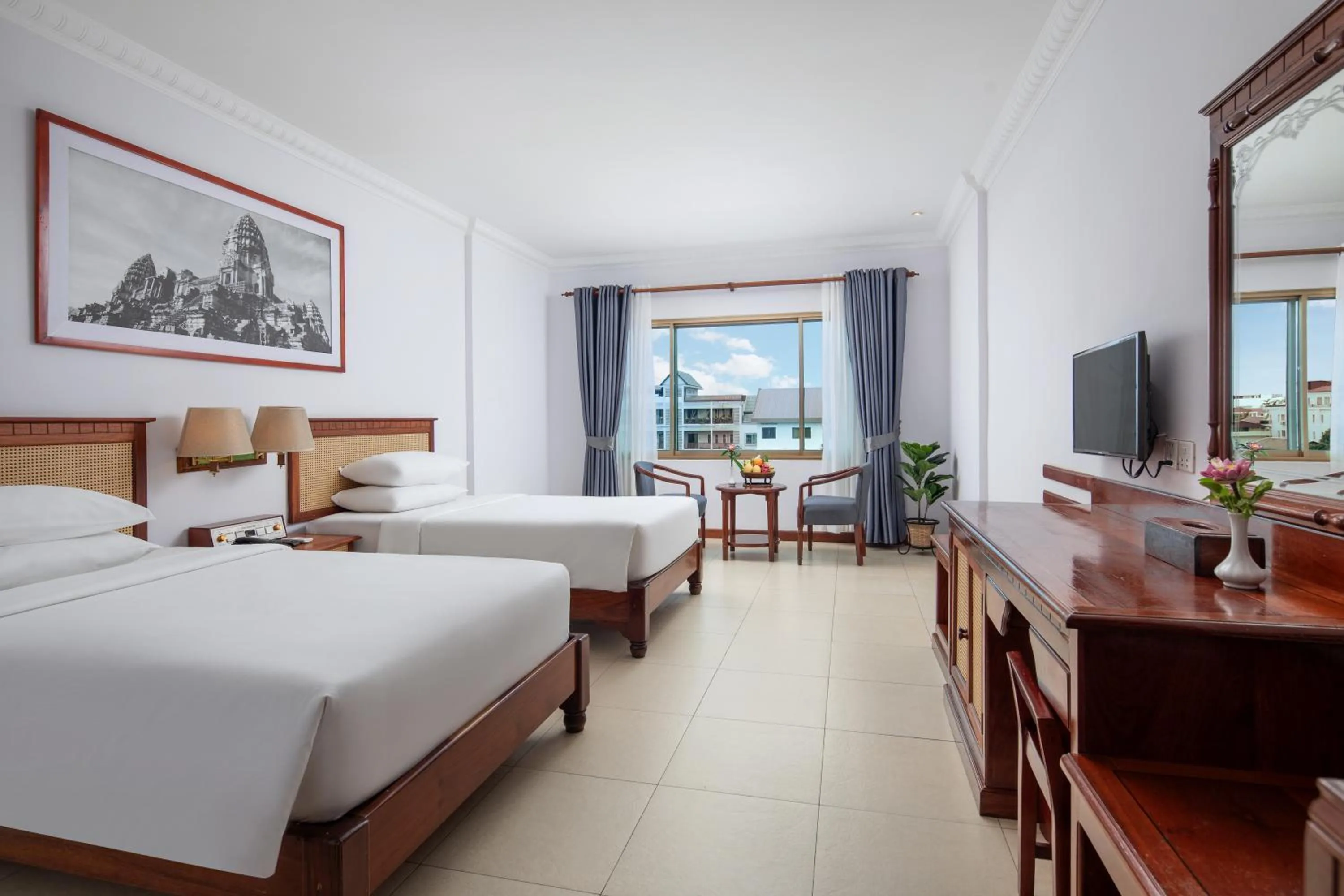 Communal lounge/ TV room, Bed in Baitong Heritage Hotel