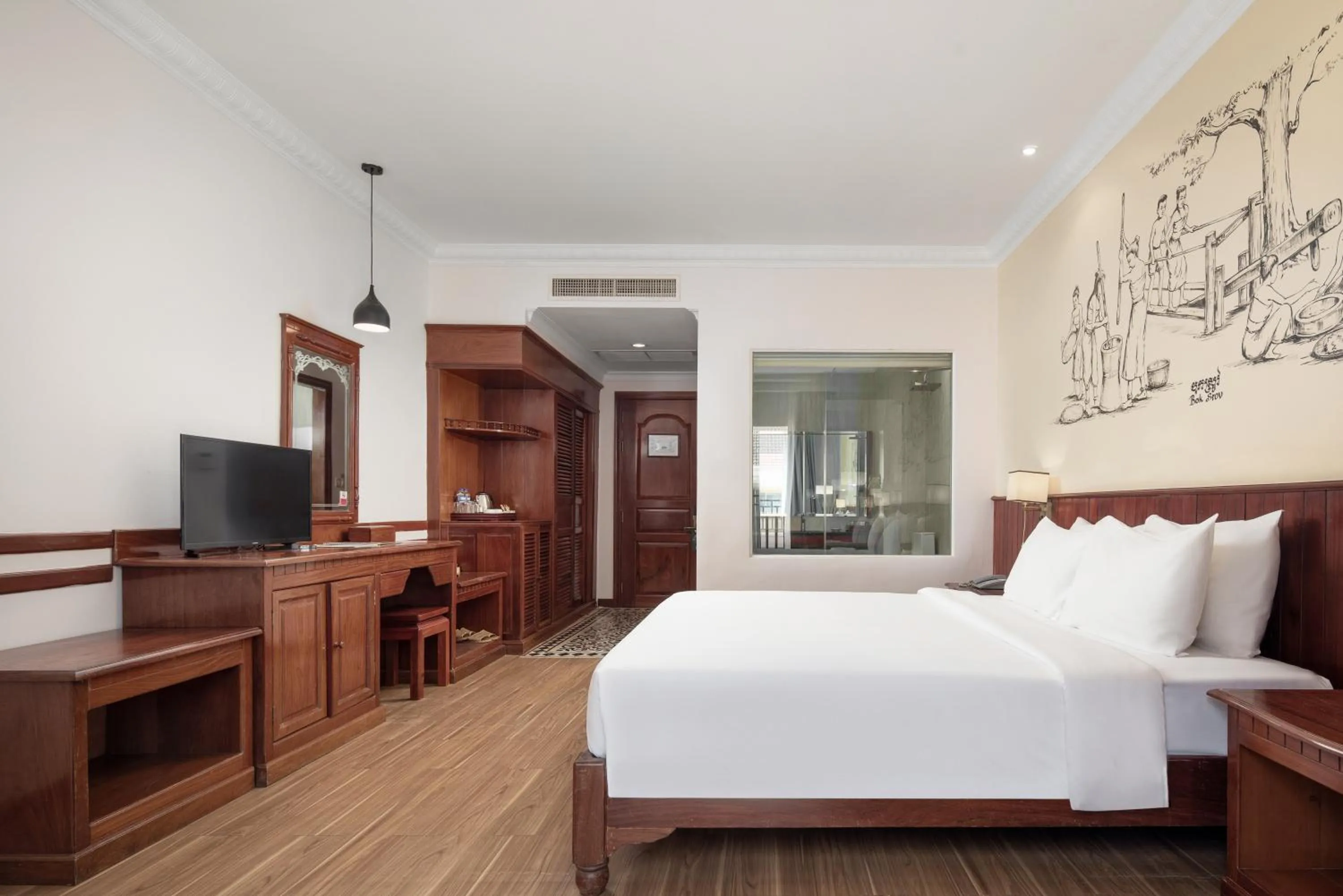 Bedroom, Bed in Angkor Holiday Hotel