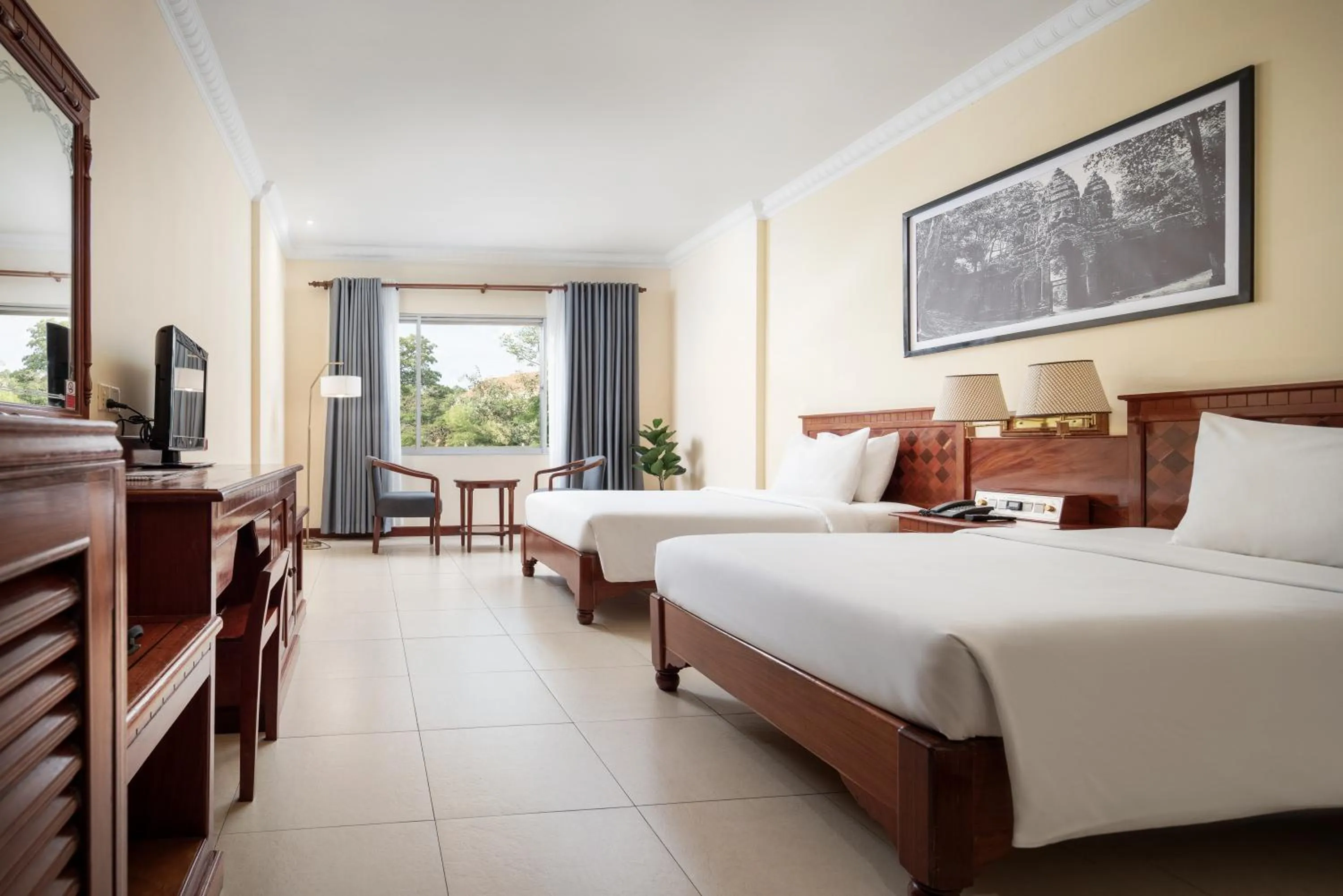 Bedroom, Bed in Angkor Holiday Hotel