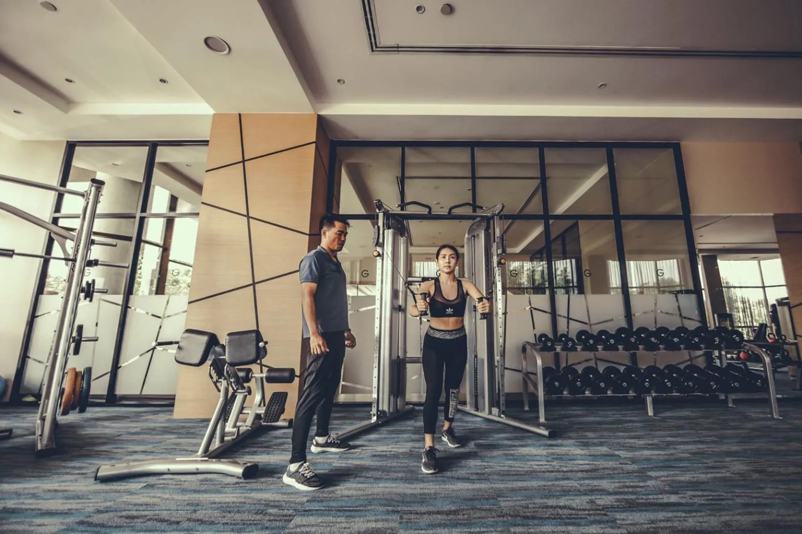 Fitness centre/facilities in Pullman Pattaya Hotel G
