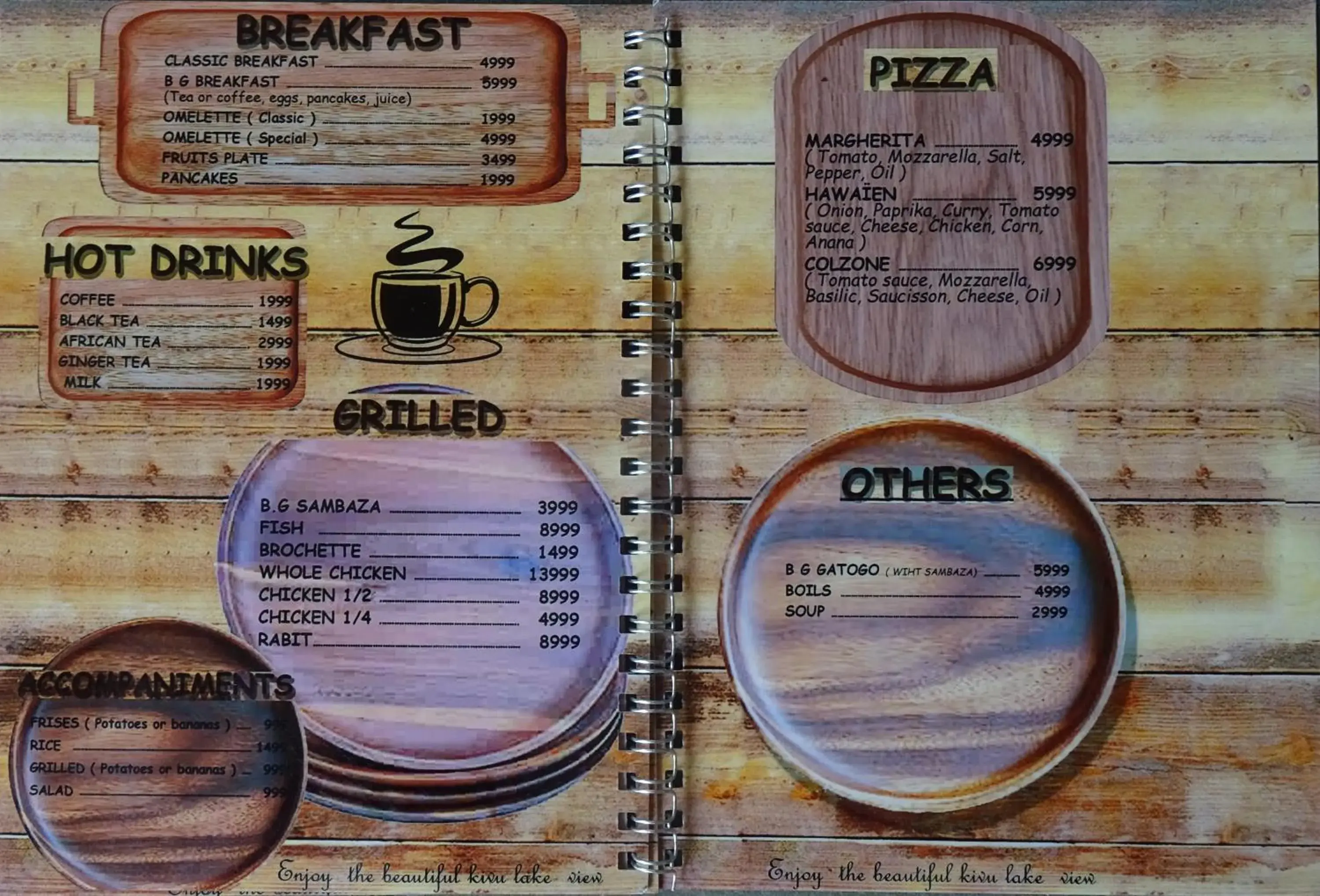 Restaurant/places to eat in Kivu Beach Garden Restaurant/places to eat in Kivu Beach Garden