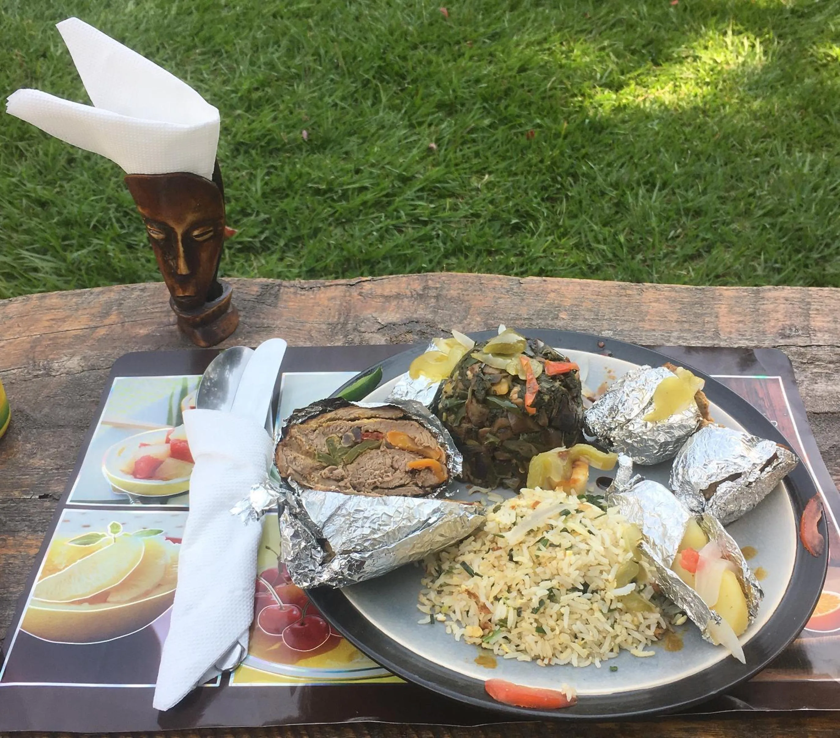 Food in Kivu Beach Garden