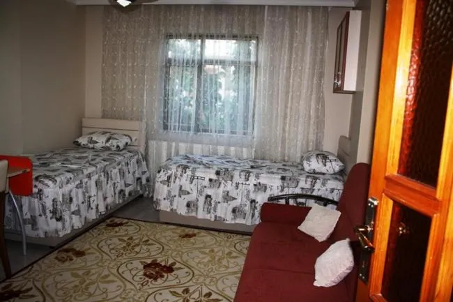 Living room, Bed in Bandirma Saglik Apart