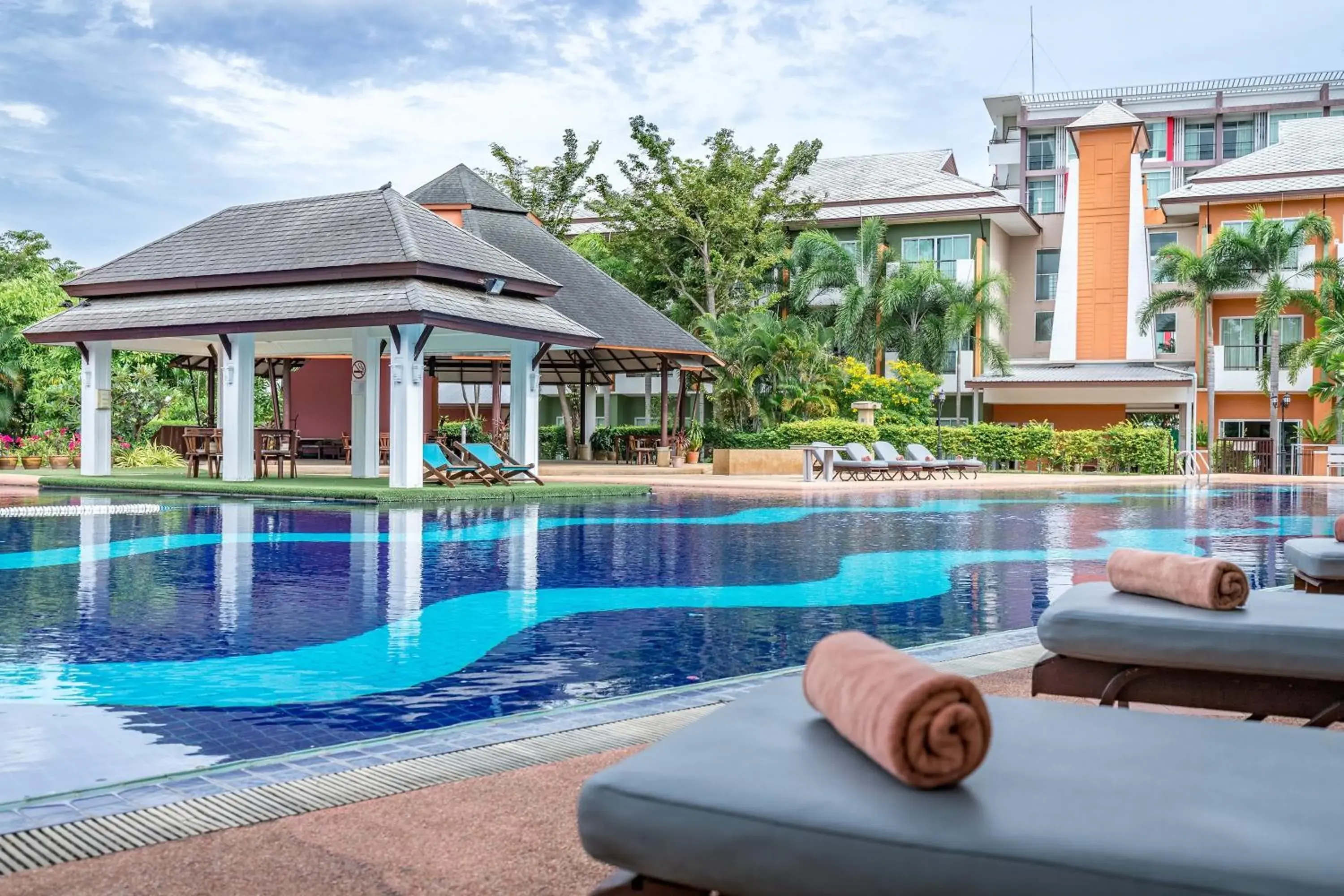 Swimming pool, Property Building in Eastiny Resort & Spa