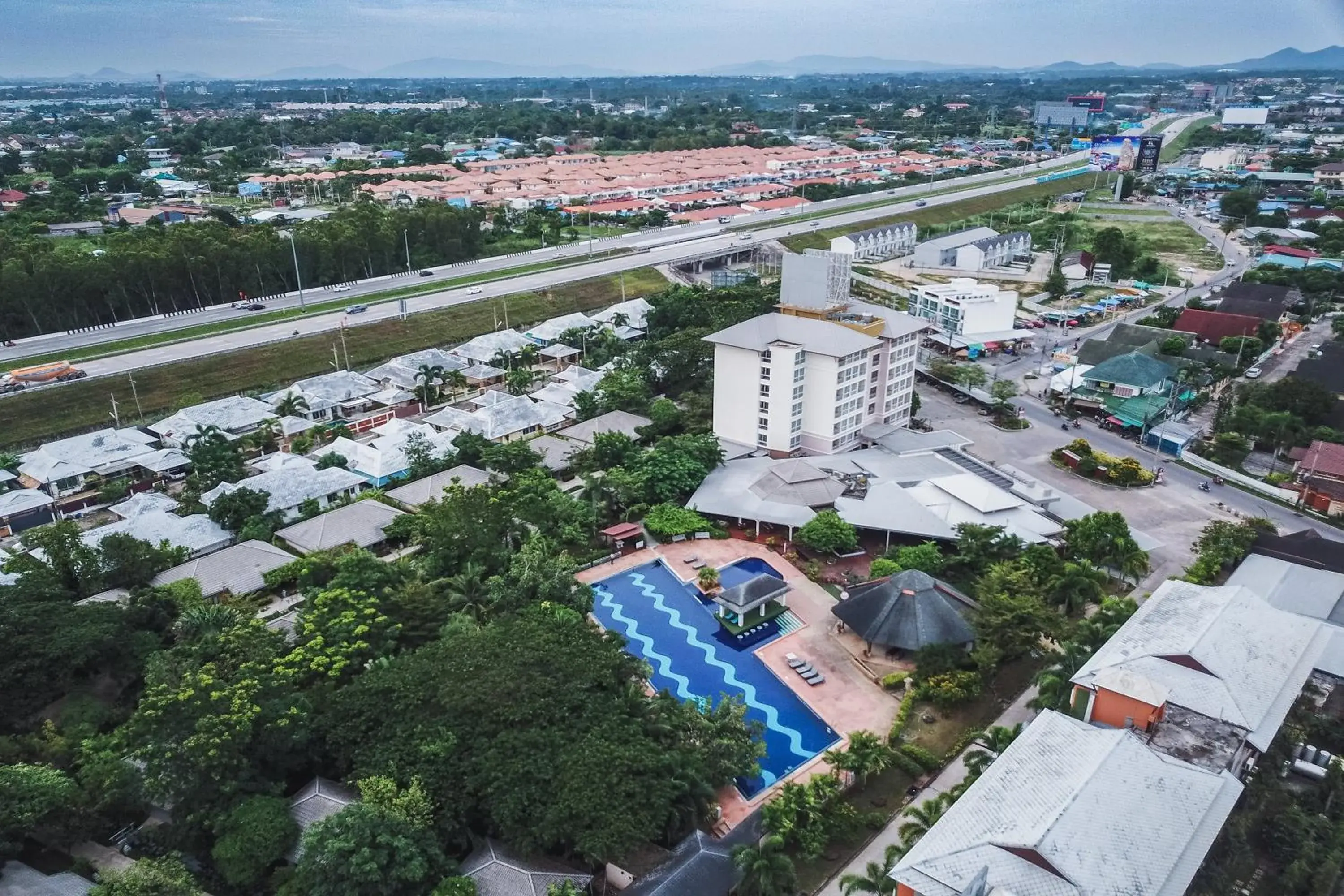 Bird's eye view, Bird's-eye View in Eastiny Resort & Spa