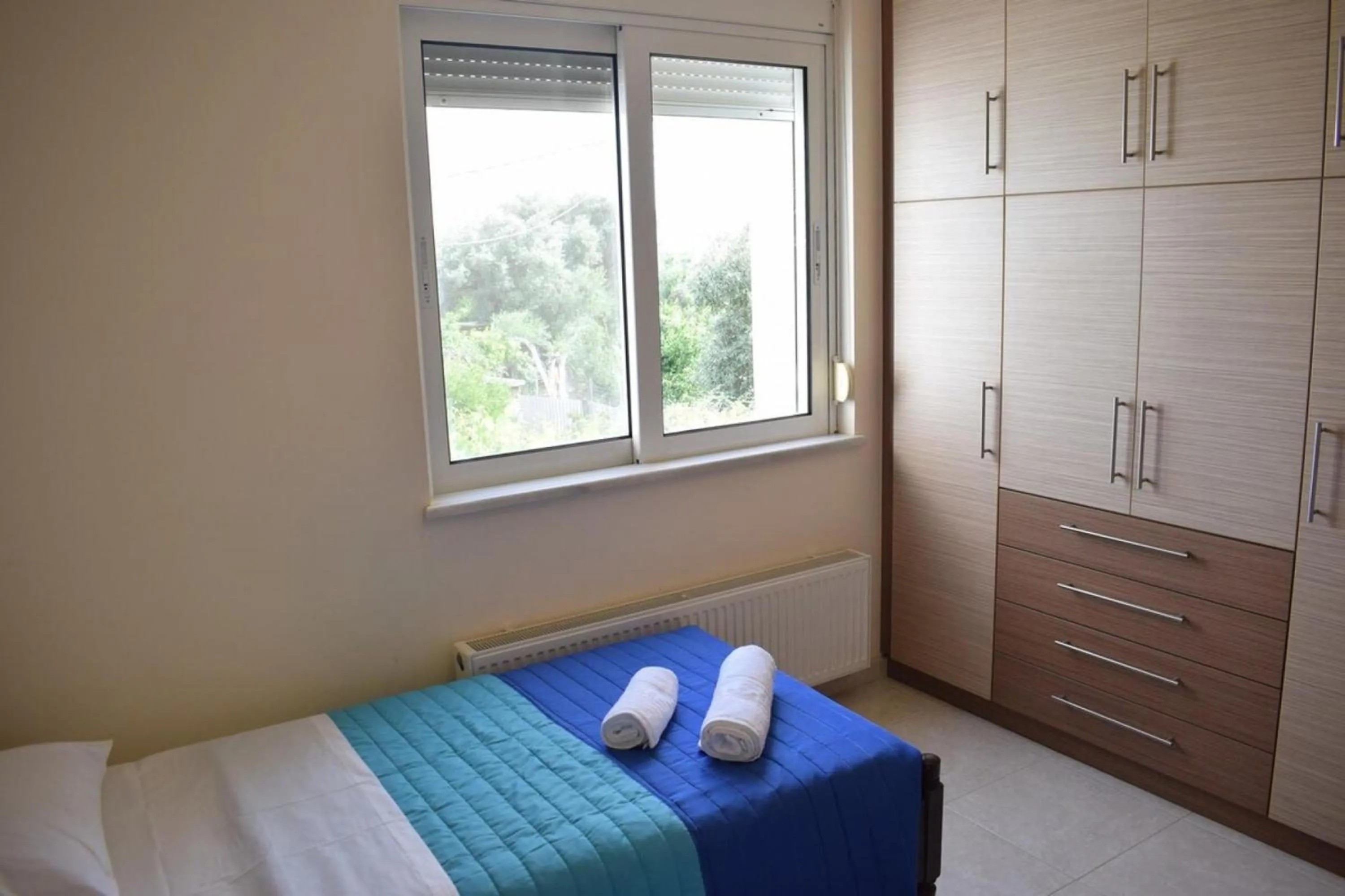 Bed in ILIAS VILLA IN CHANIA