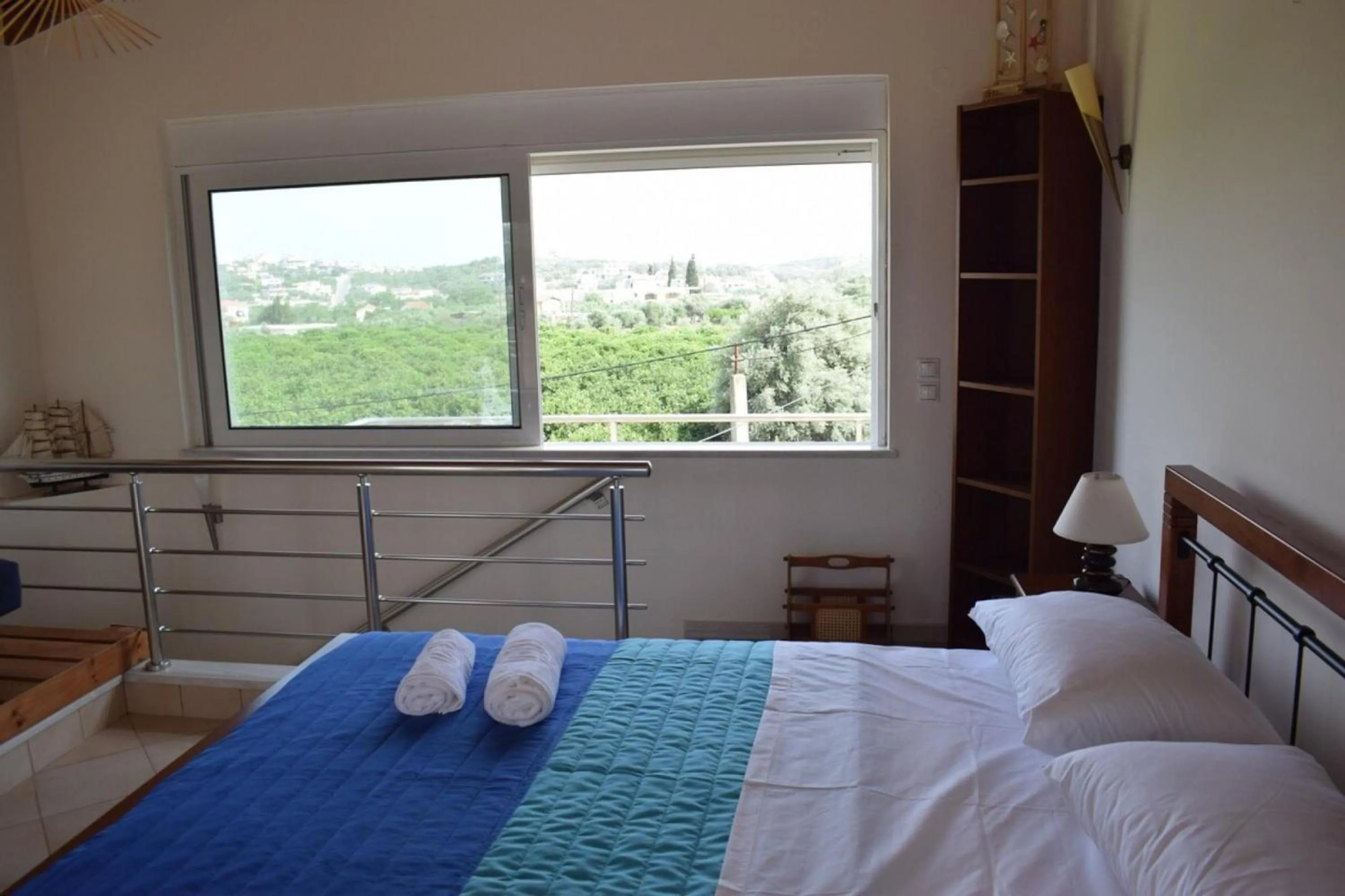 Bed in ILIAS VILLA IN CHANIA