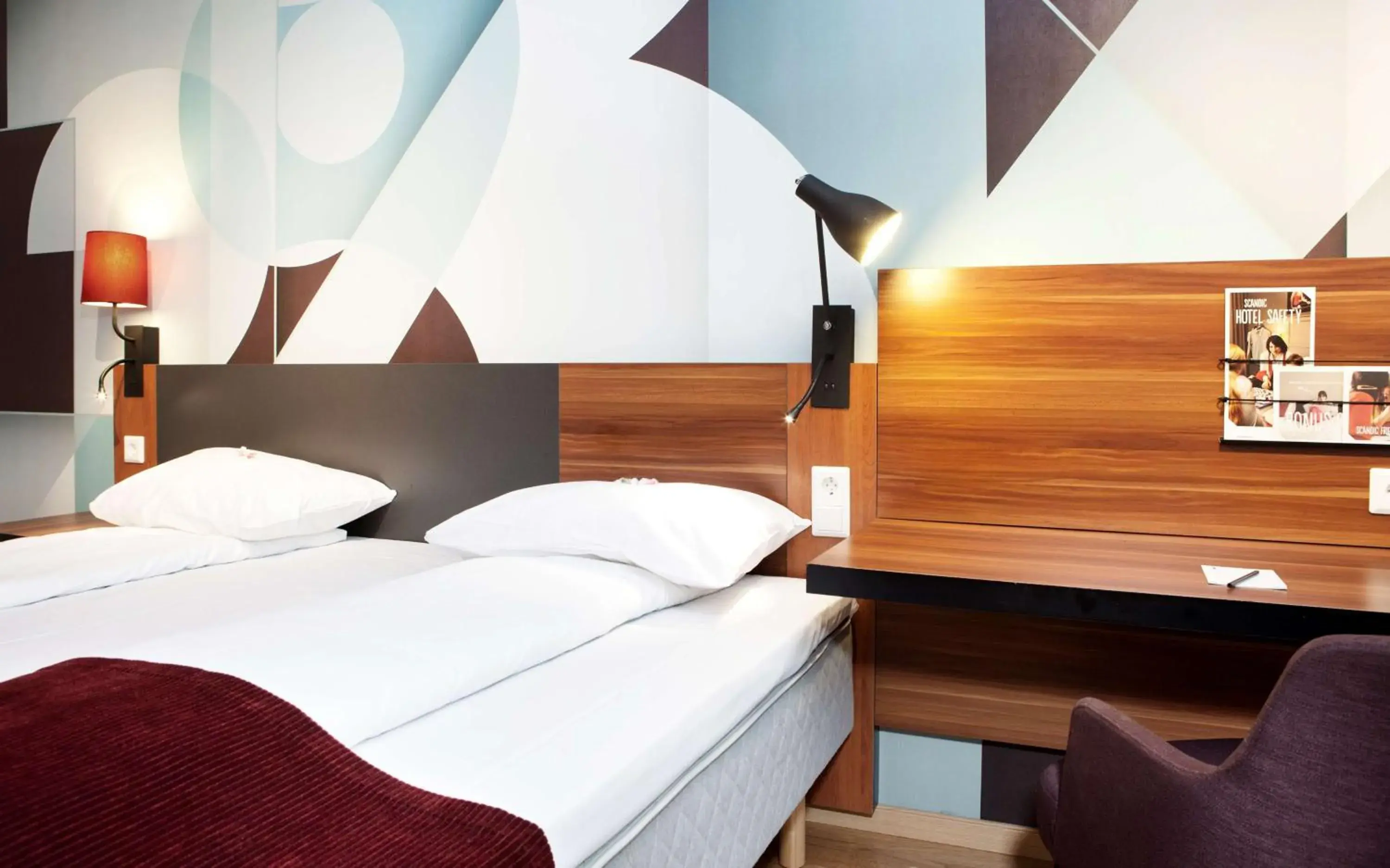 Bedroom, Bed in Scandic Solli Bedroom, Bed in Scandic Solli