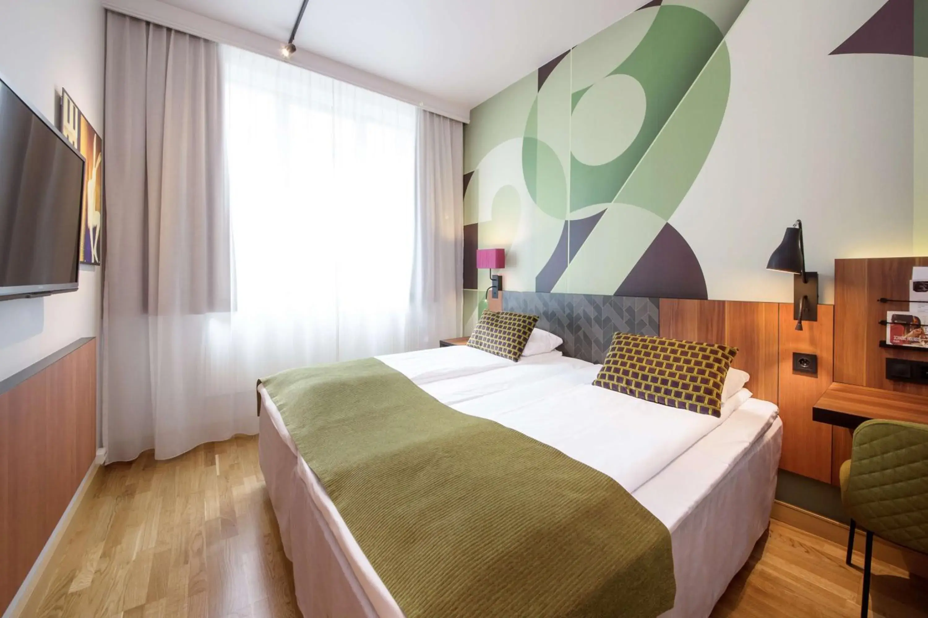 Bedroom, Bed in Scandic Solli Bedroom, Bed in Scandic Solli