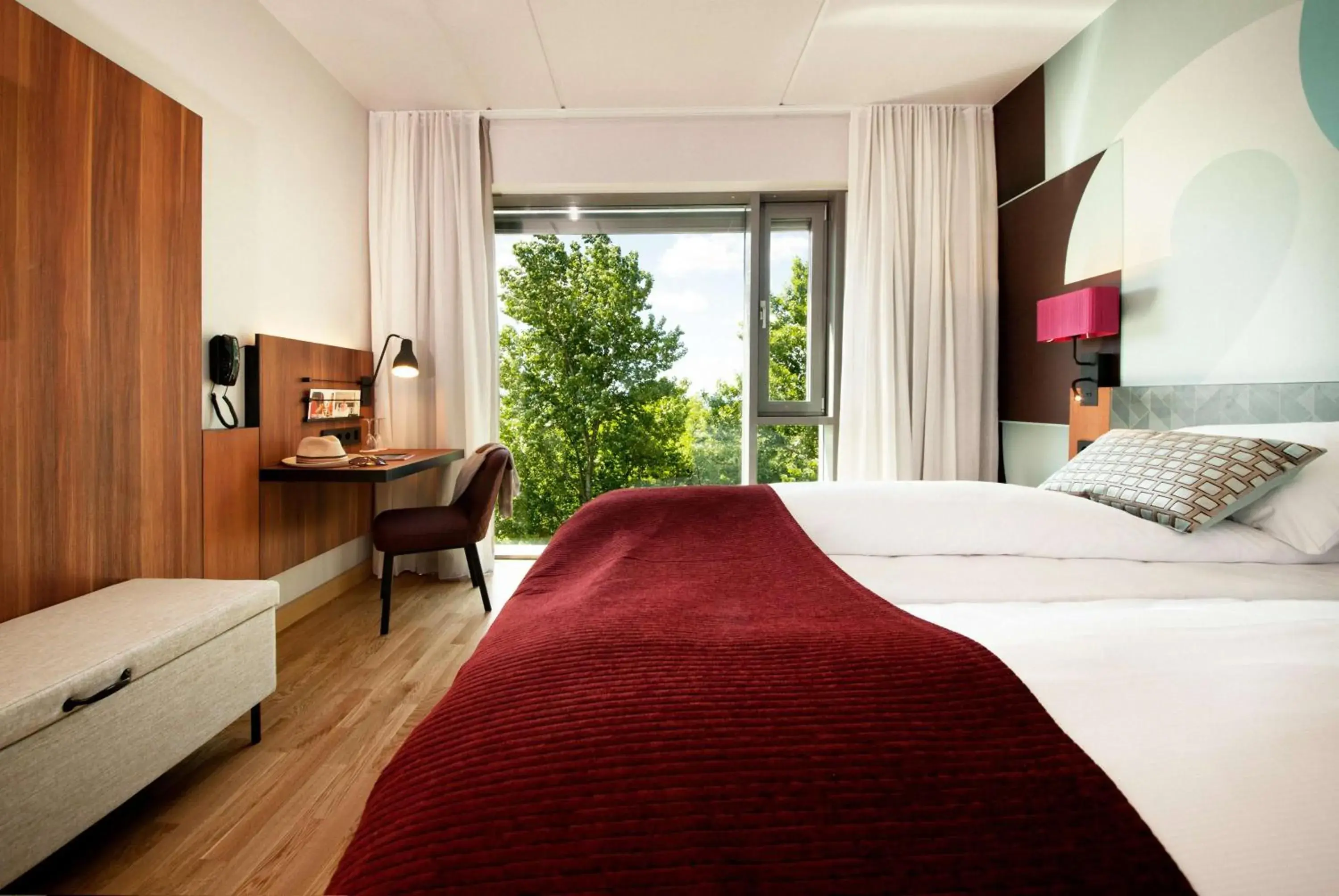 View (from property/room), Bed in Scandic Solli View (from property/room), Bed in Scandic Solli