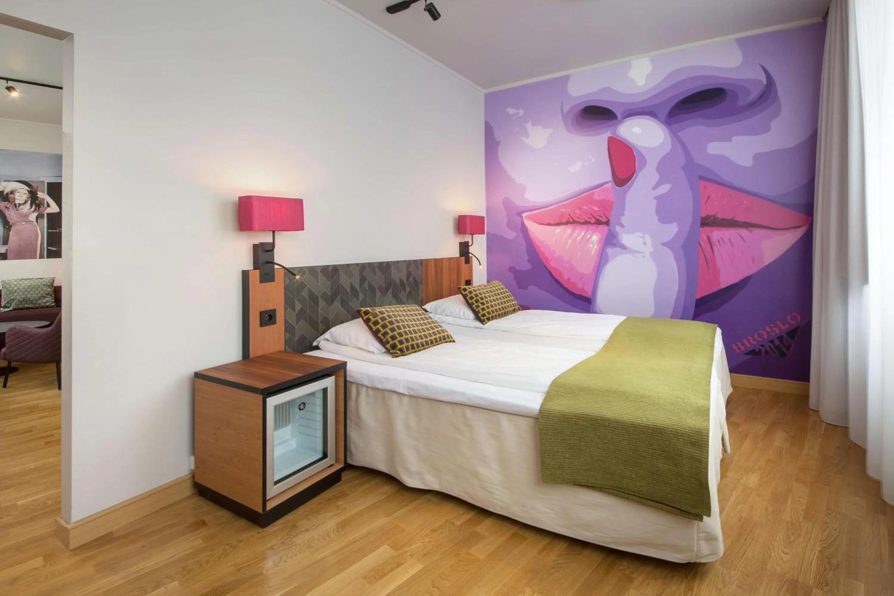 Bedroom, Bed in Scandic Solli