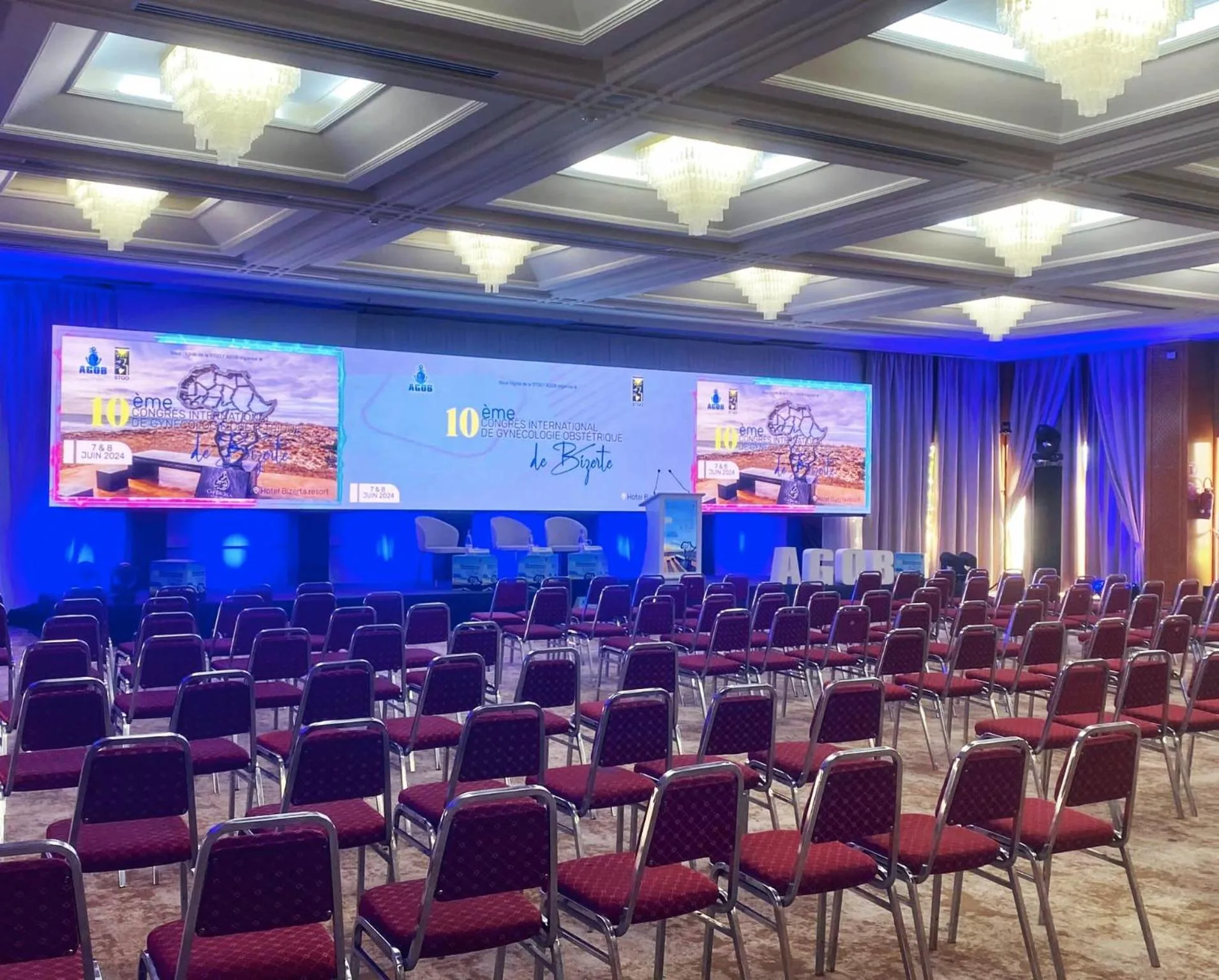 Seating area in Bizerta Resort Congres & SPA