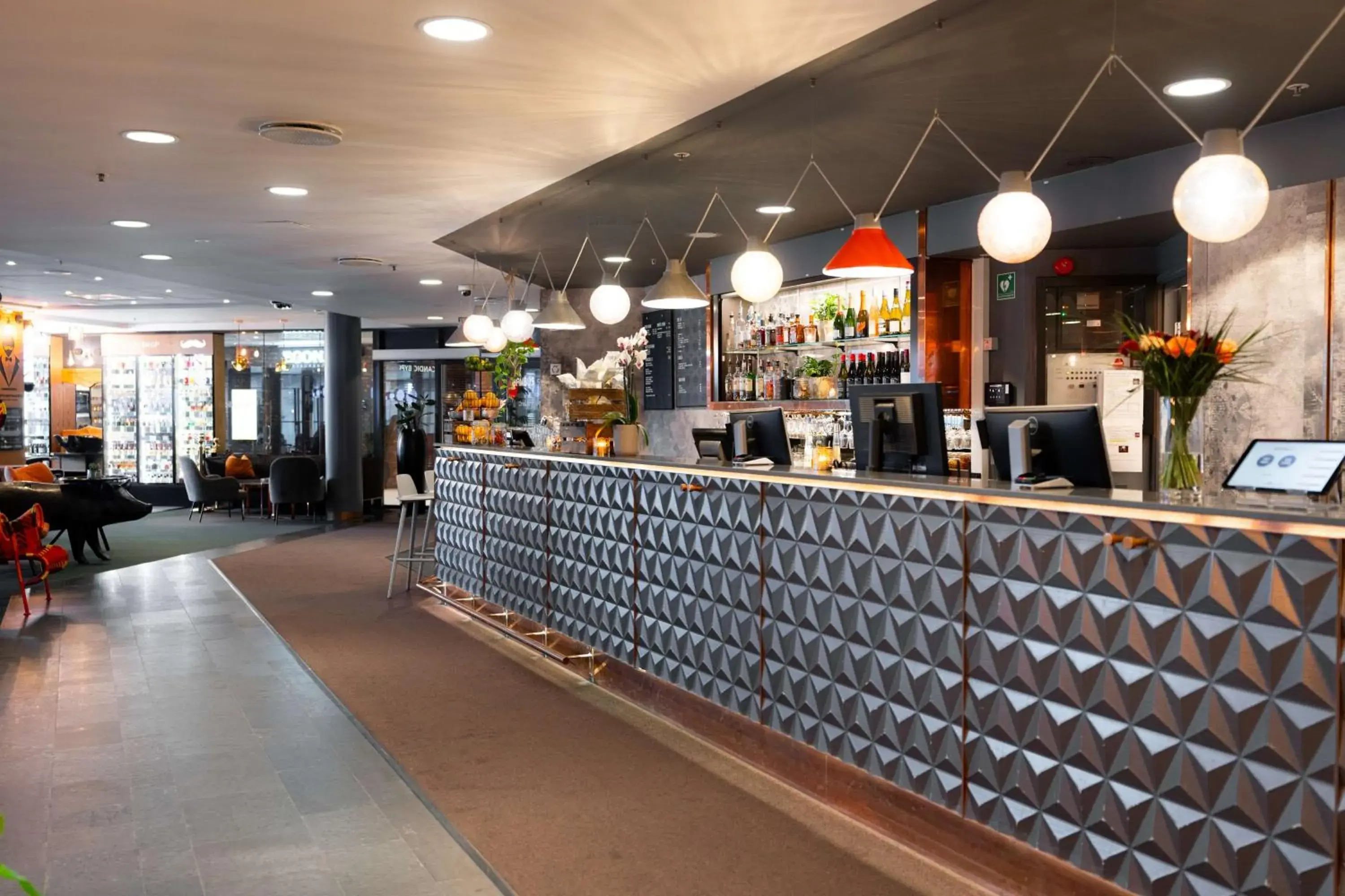 Lobby or reception in Scandic Byporten Lobby or reception in Scandic Byporten