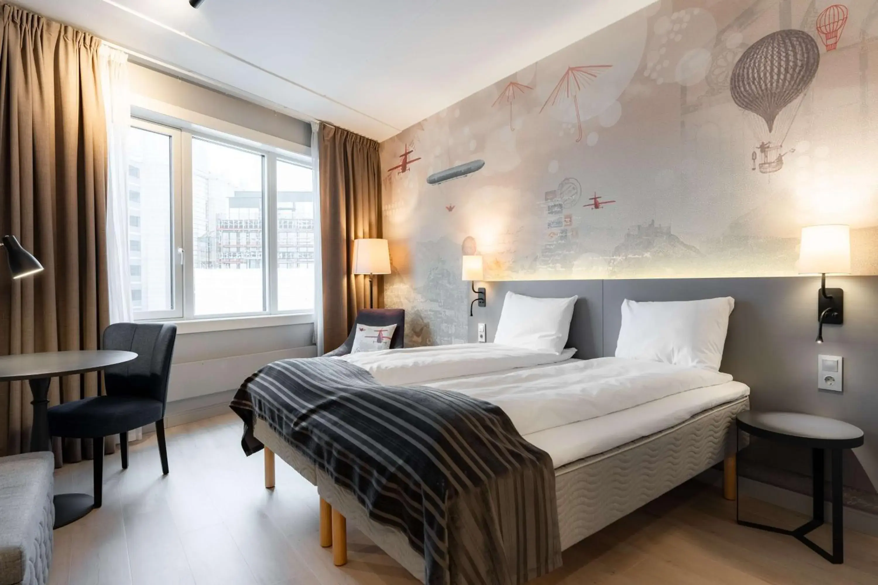 Bedroom, Bed in Scandic Byporten Bedroom, Bed in Scandic Byporten