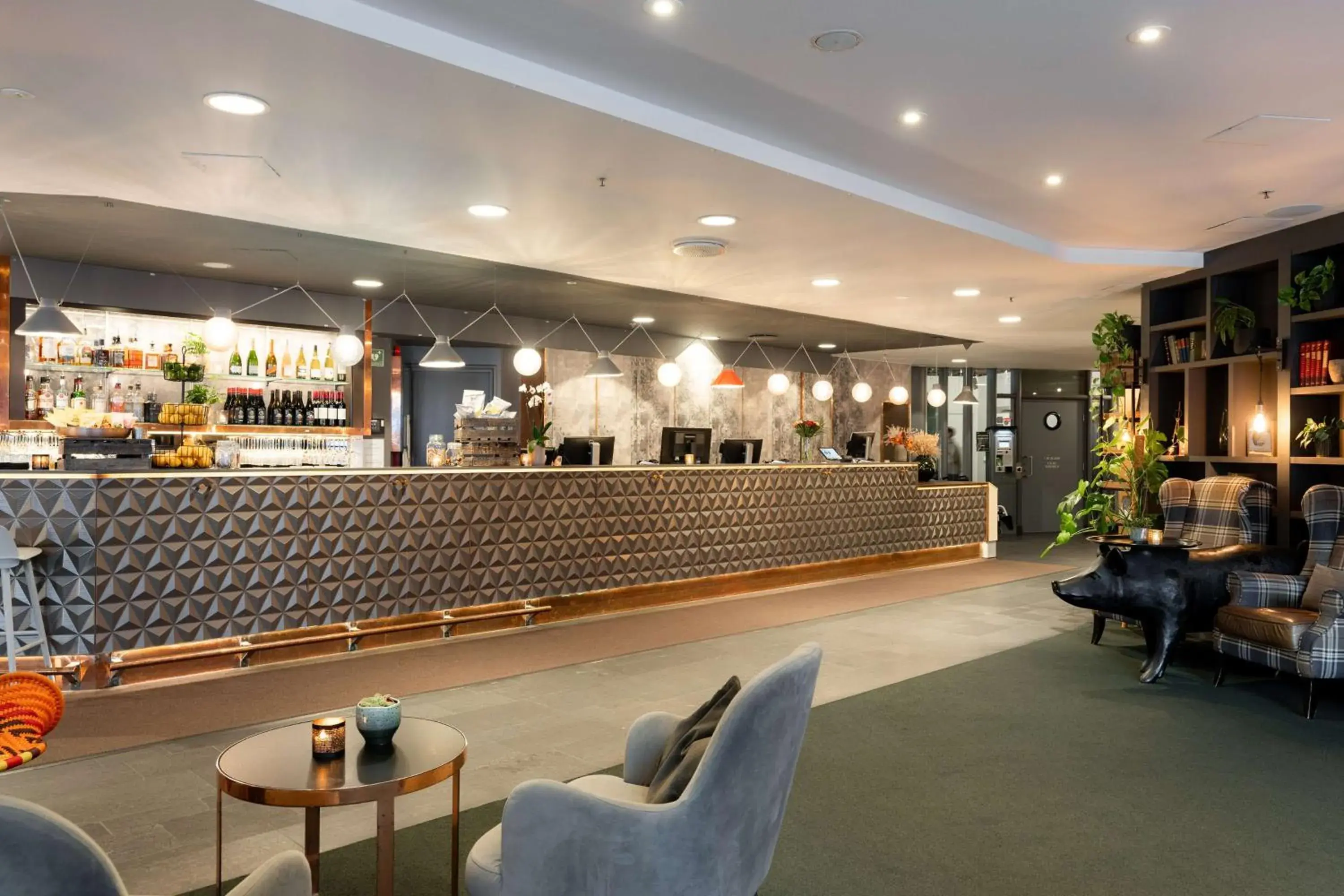 Lobby or reception in Scandic Byporten Lobby or reception in Scandic Byporten