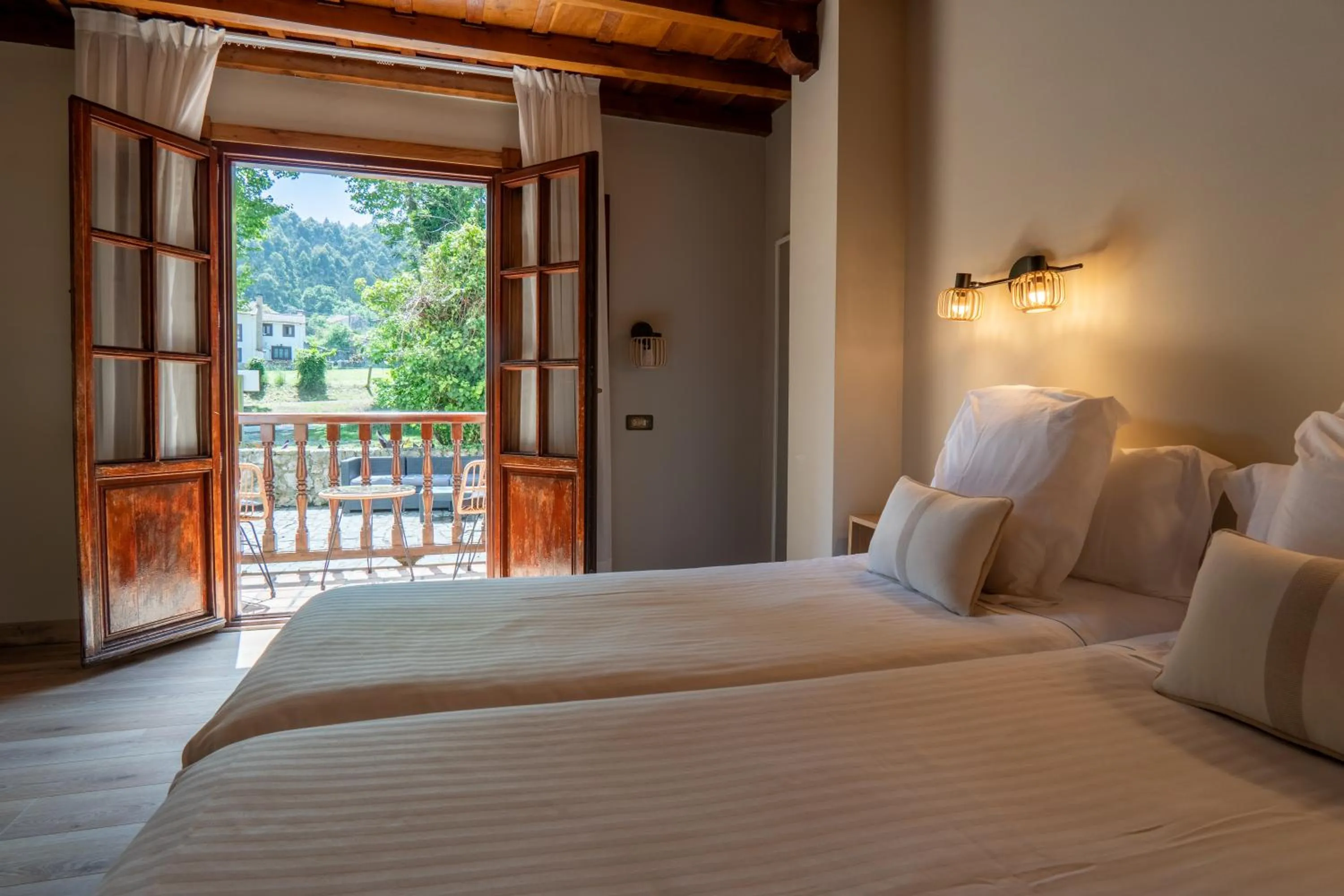 Balcony/Terrace, Bed in Don Pablo