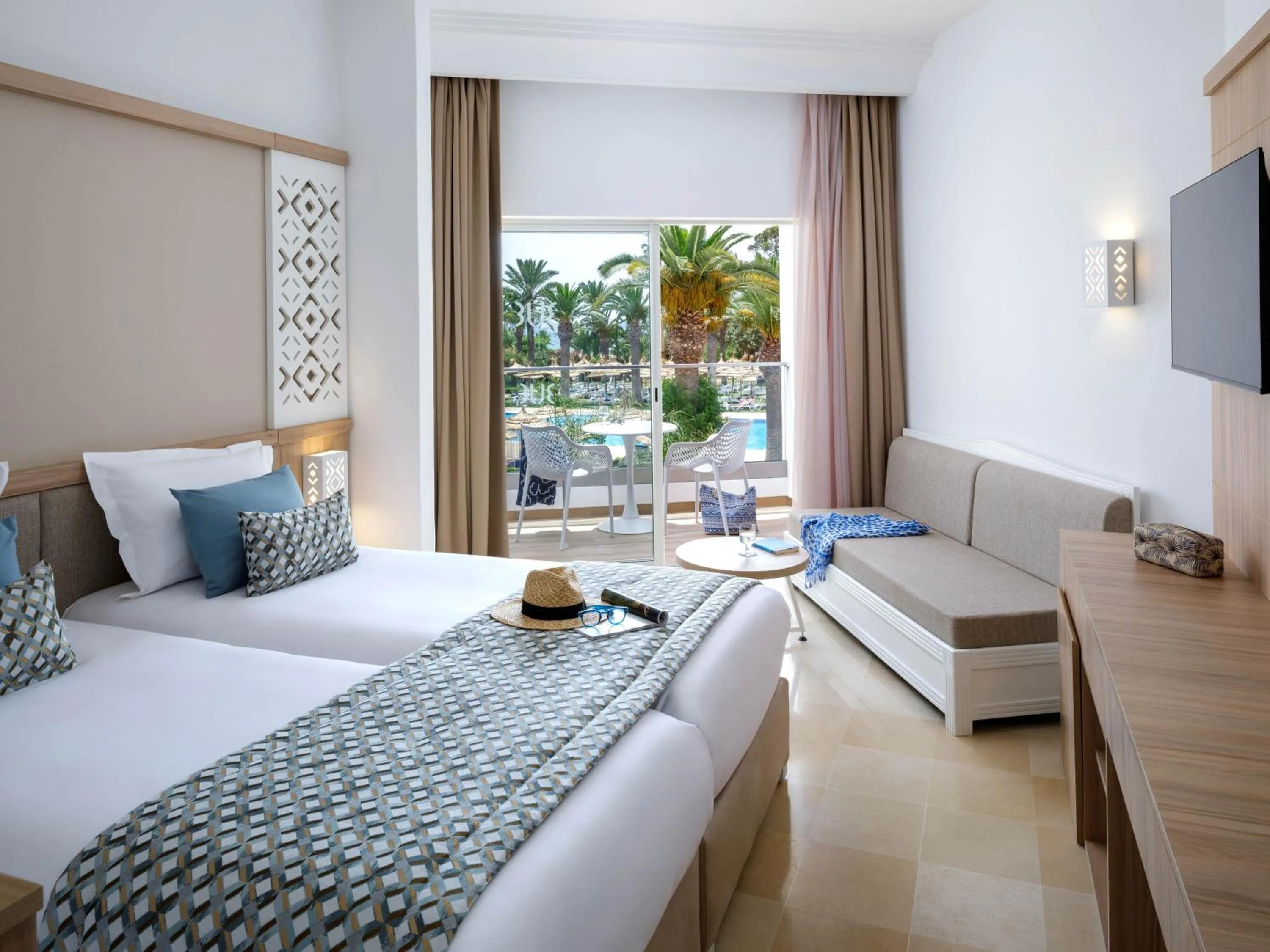 Family Room with Sea View in TUI BLUE Palm Beach Hammamet - All inclusive
