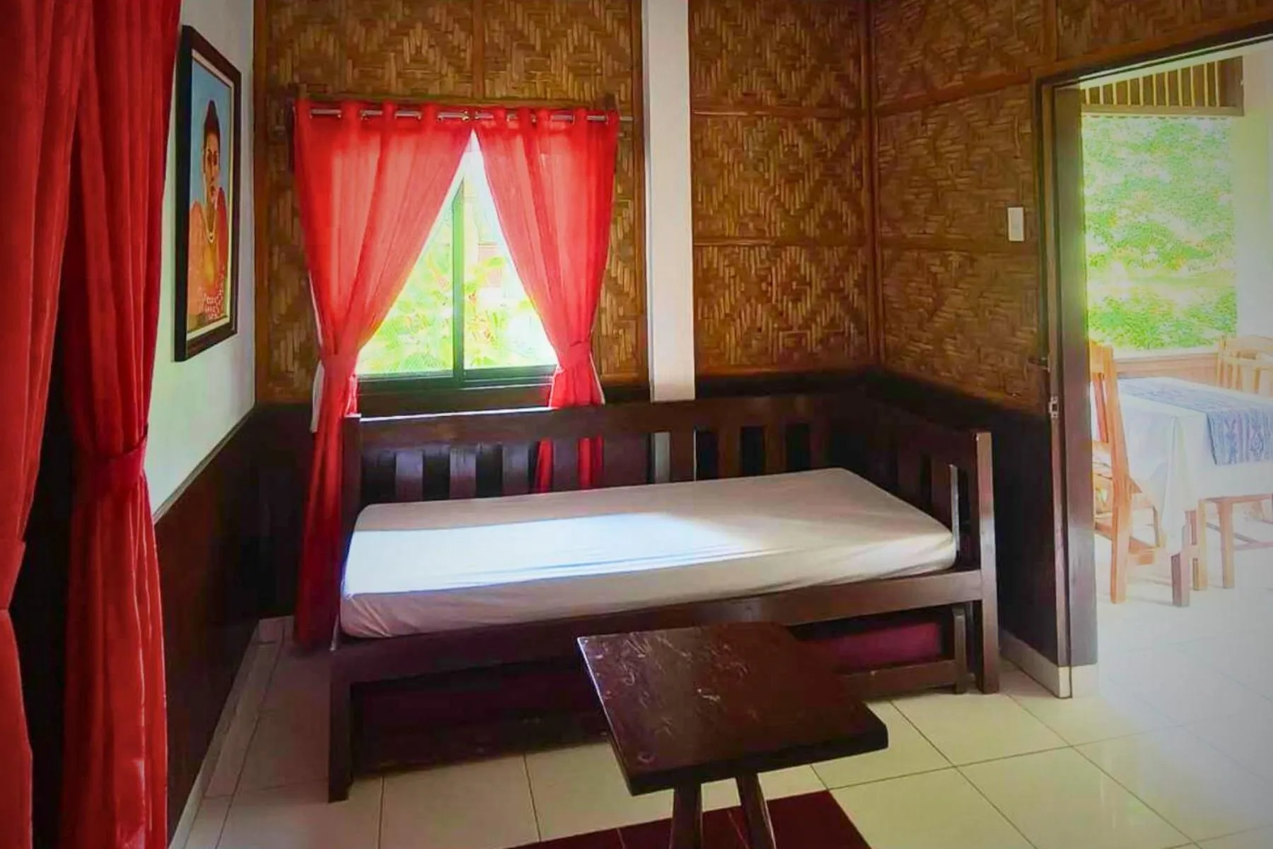 Seating area, Bed in Hof Gorei Beach Resort Davao