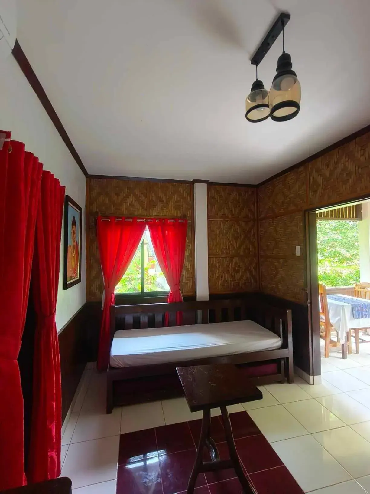 Seating area, Bed in Hof Gorei Beach Resort Davao Seating area, Bed in Hof Gorei Beach Resort Davao