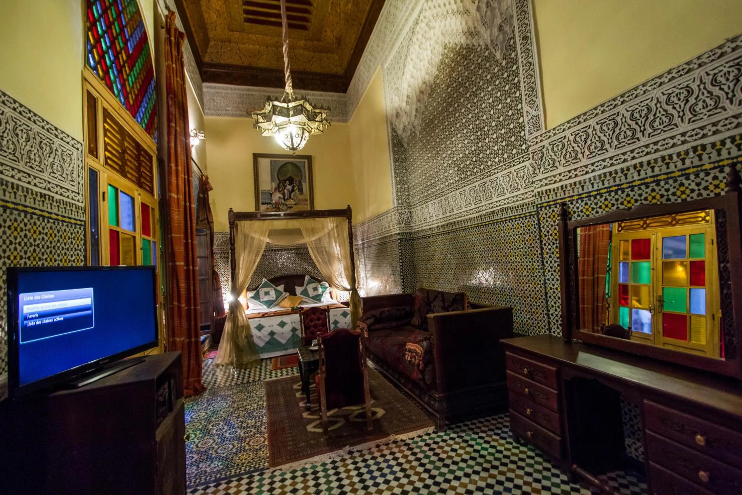 Bedroom in Riad Ibn Khaldoun