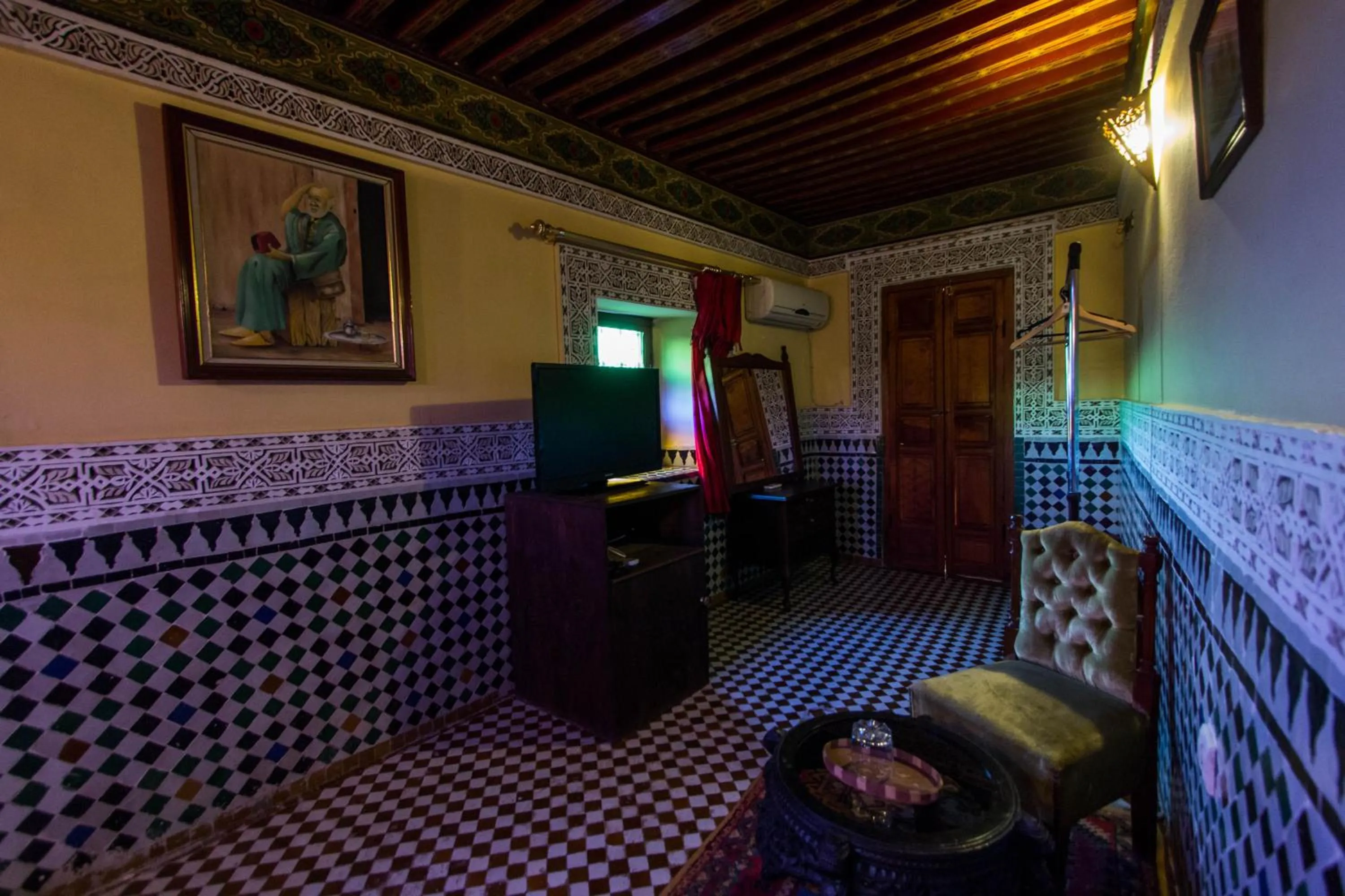 Seating area in Riad Ibn Khaldoun