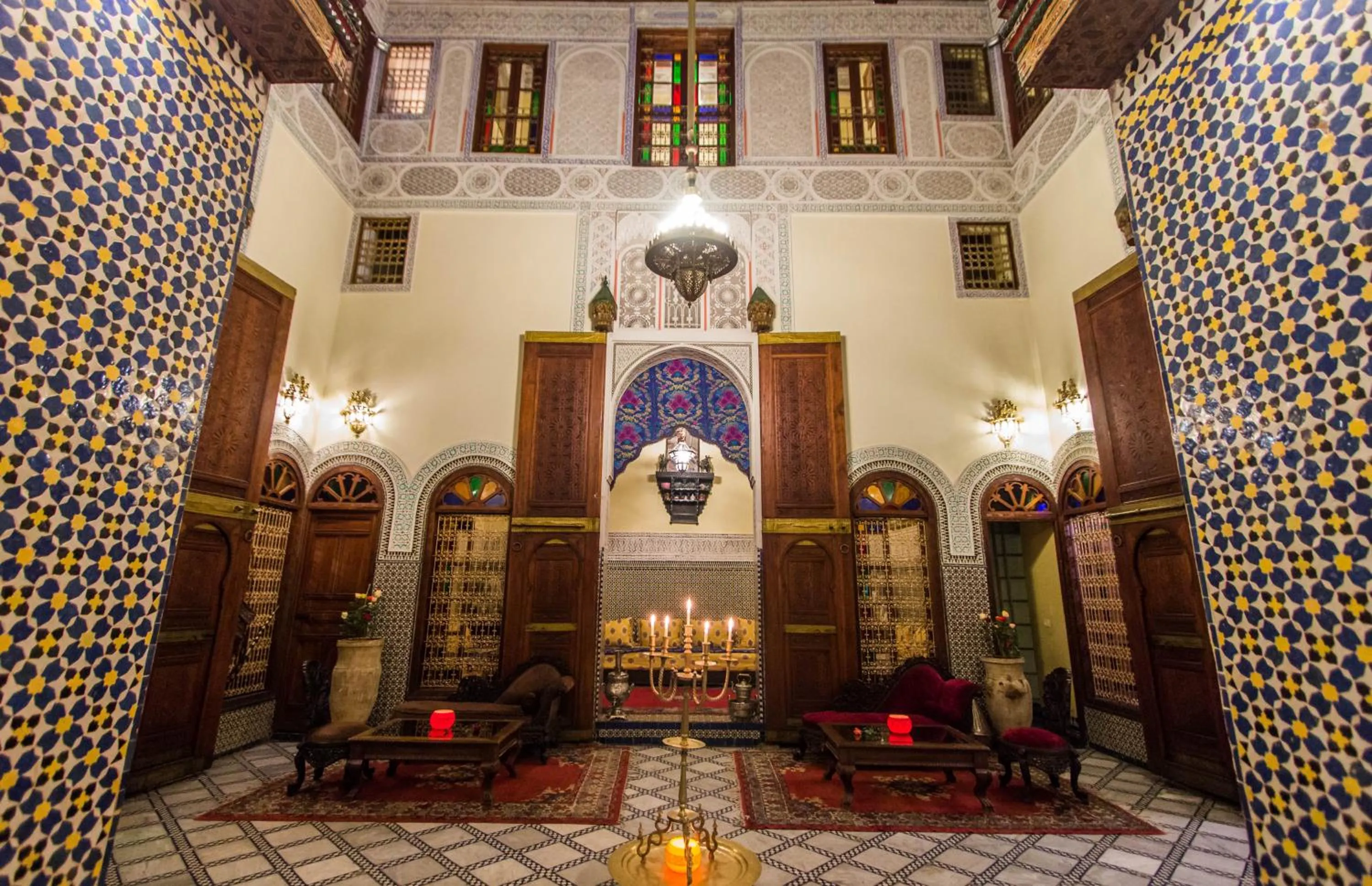 Patio in Riad Ibn Khaldoun