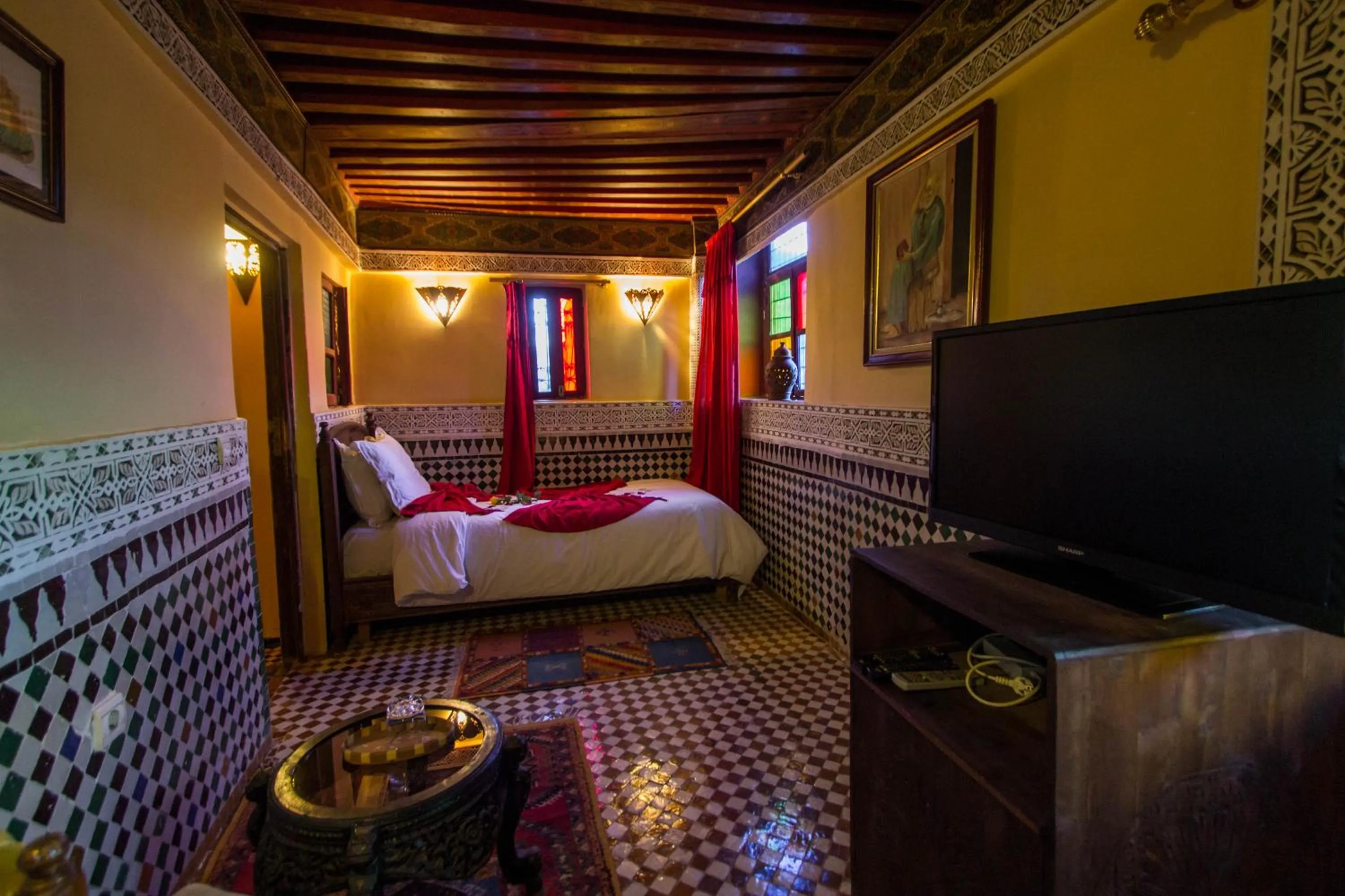 Bedroom, Bed in Riad Ibn Khaldoun