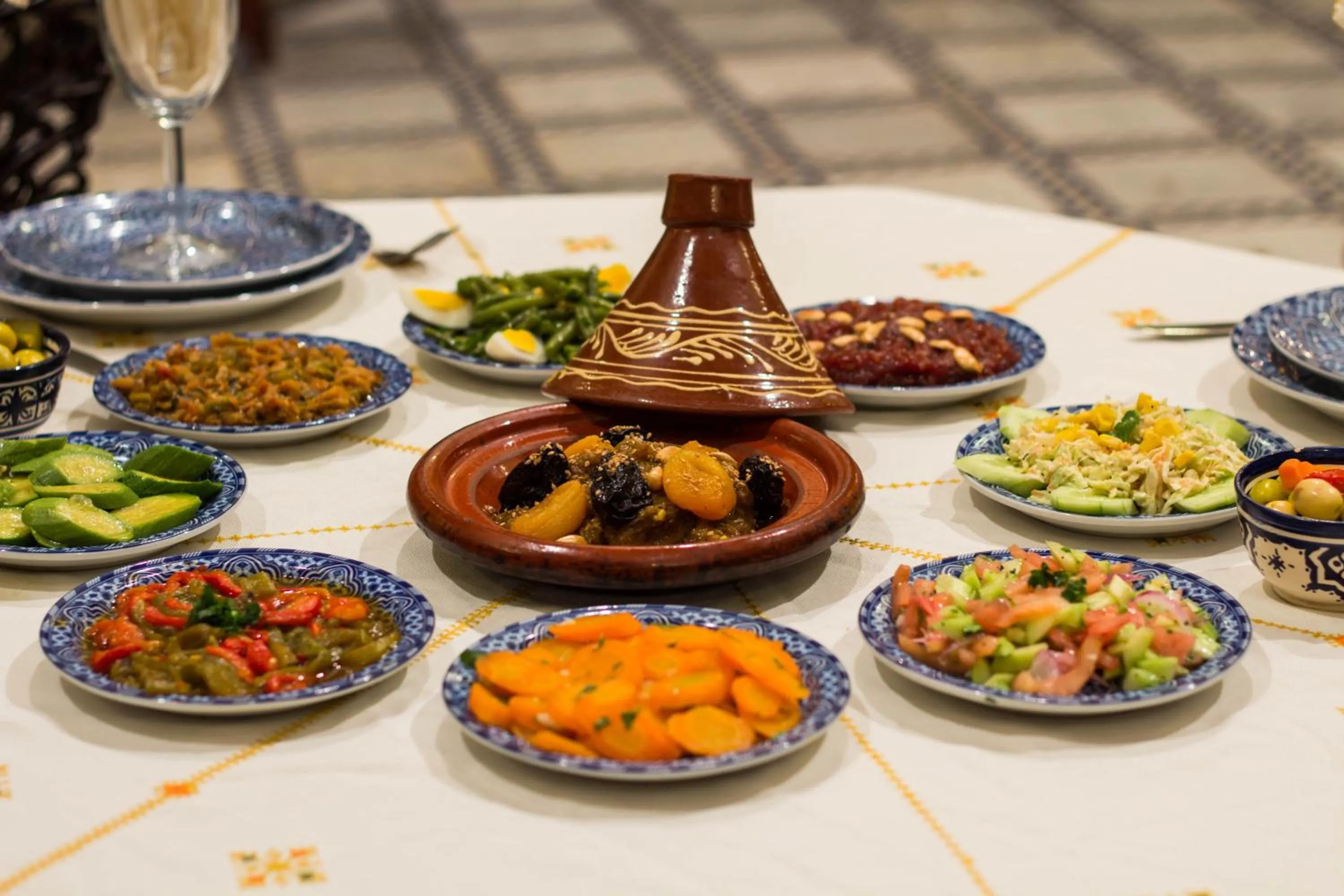 Dinner in Riad Ibn Khaldoun