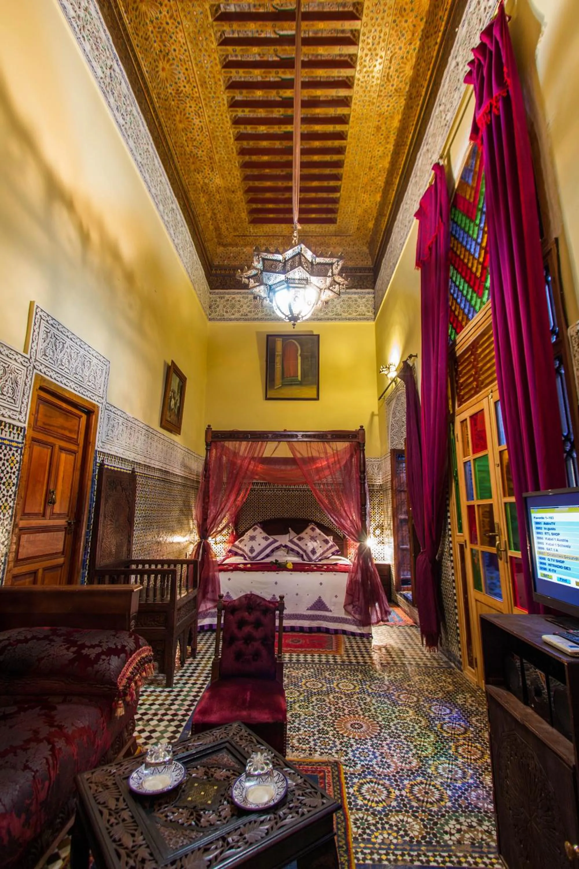 Bedroom, Bed in Riad Ibn Khaldoun