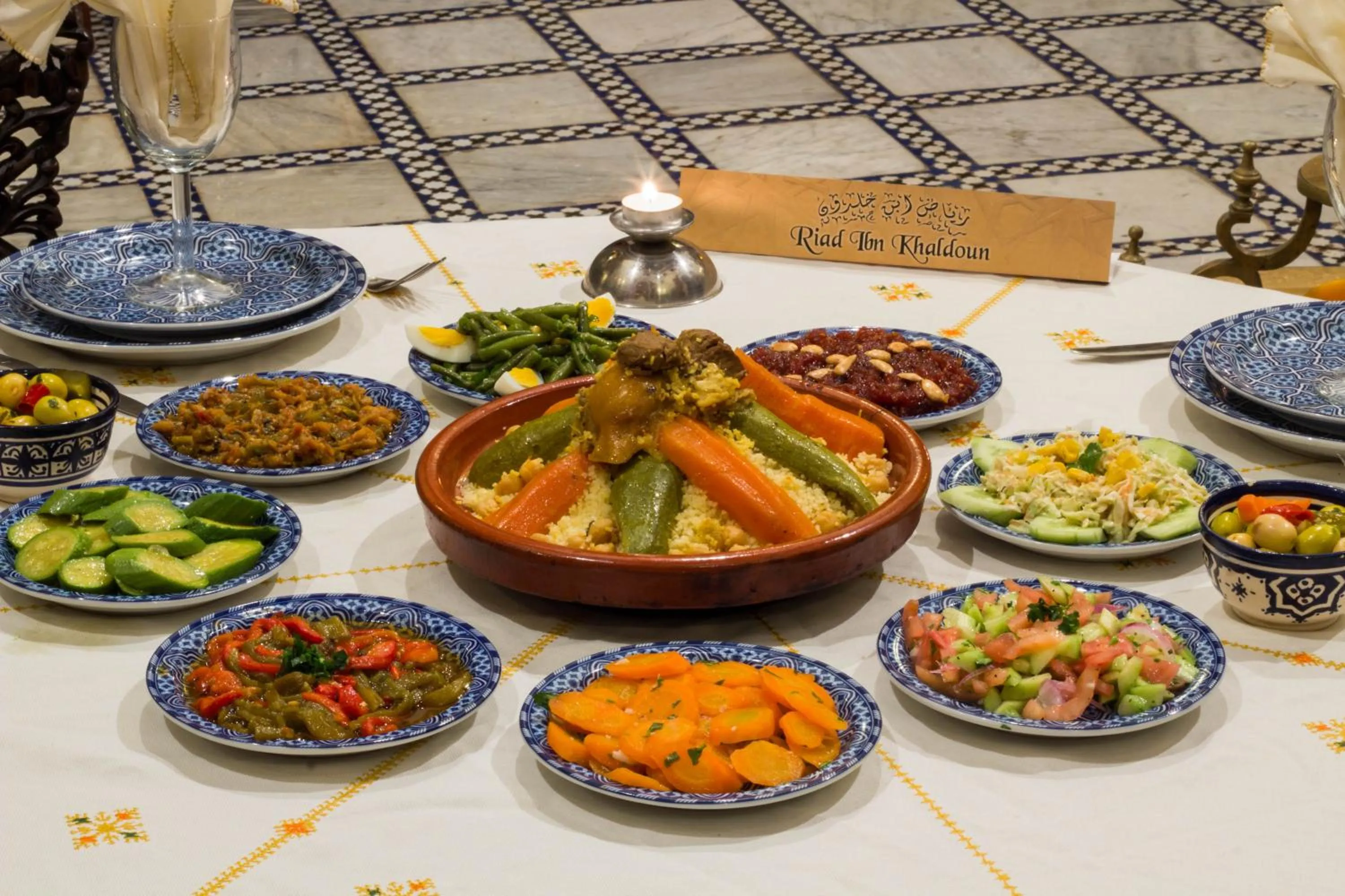 Dinner in Riad Ibn Khaldoun