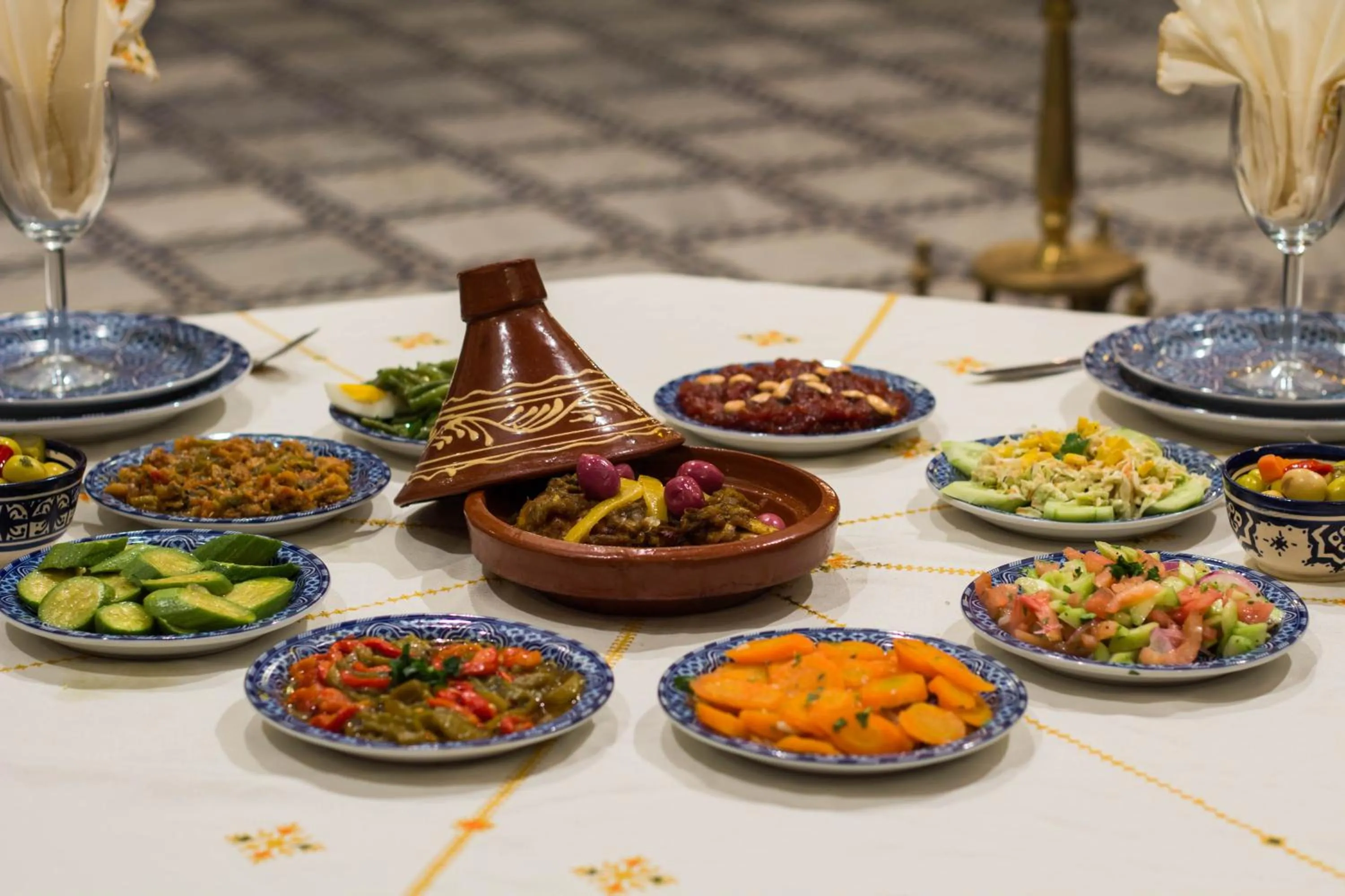 Dinner in Riad Ibn Khaldoun