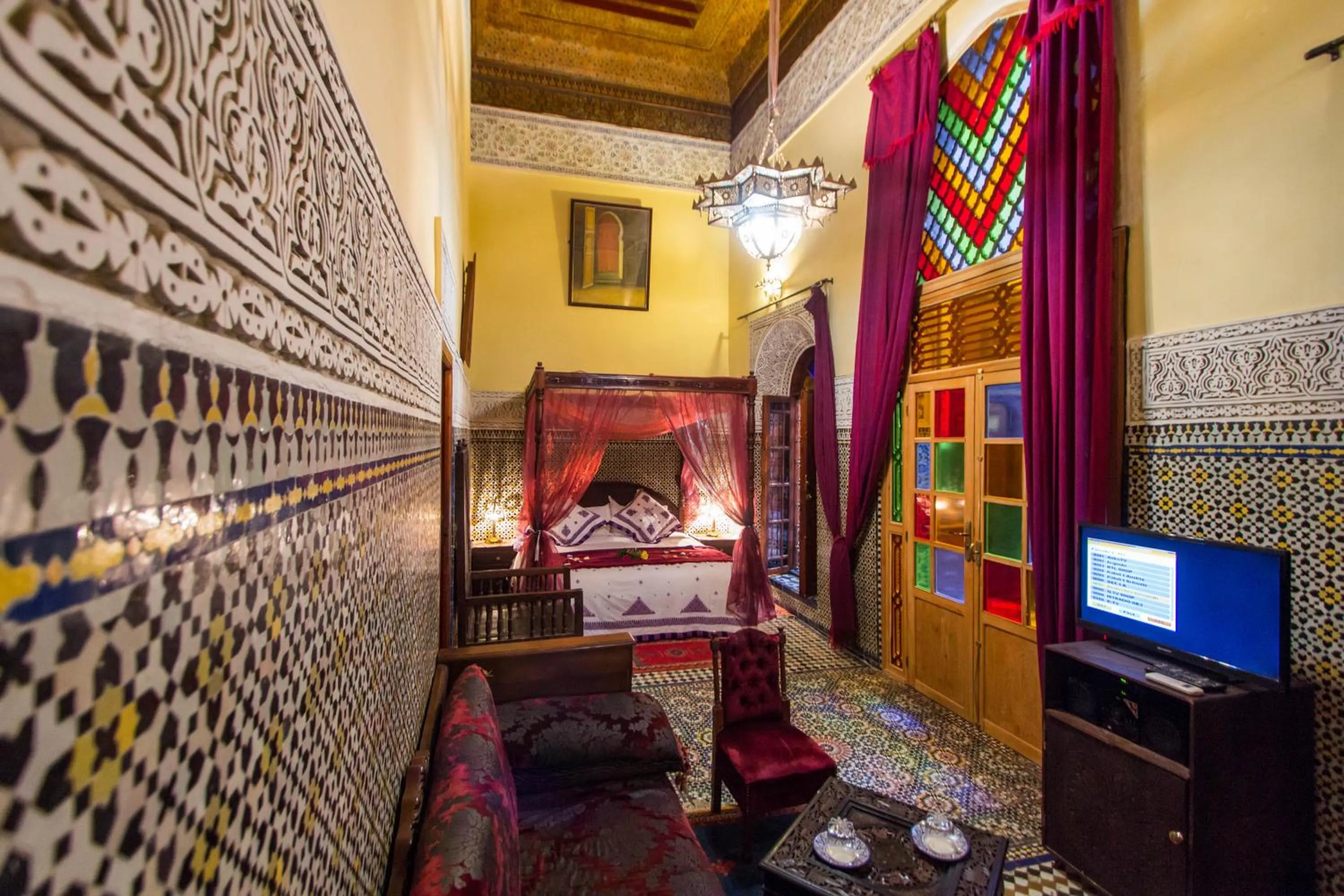 Bedroom, Bed in Riad Ibn Khaldoun