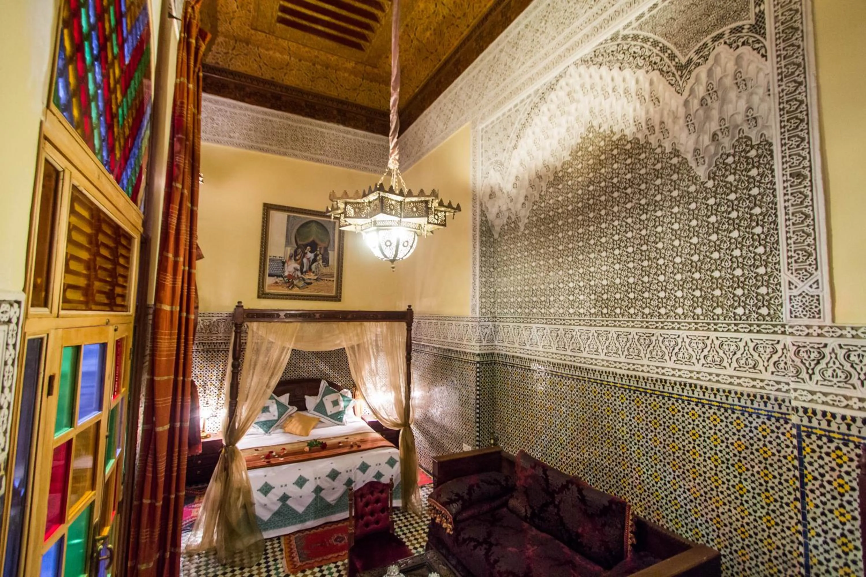 Bedroom, Bed in Riad Ibn Khaldoun